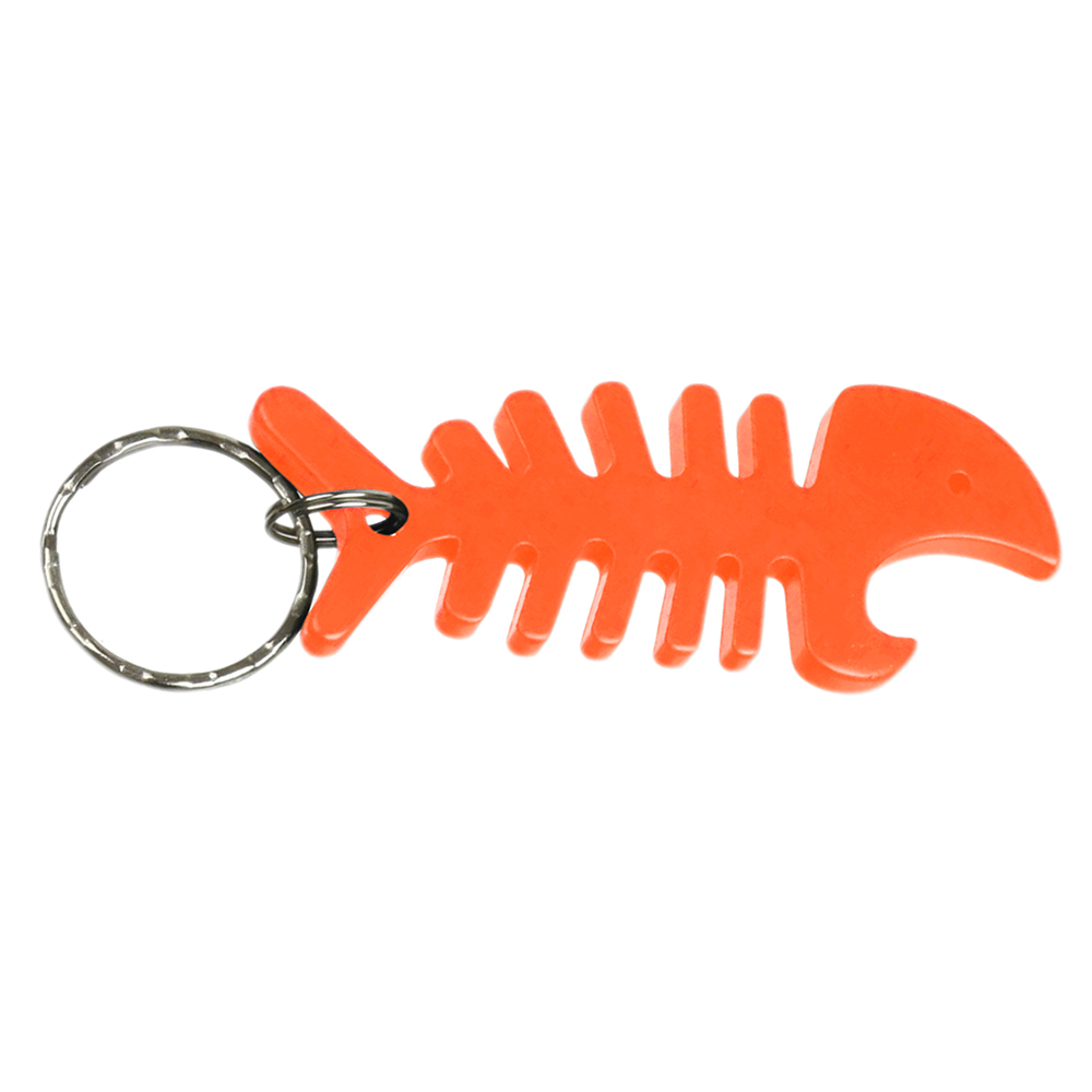 Fish Bone Bottle Opener Keychain 12