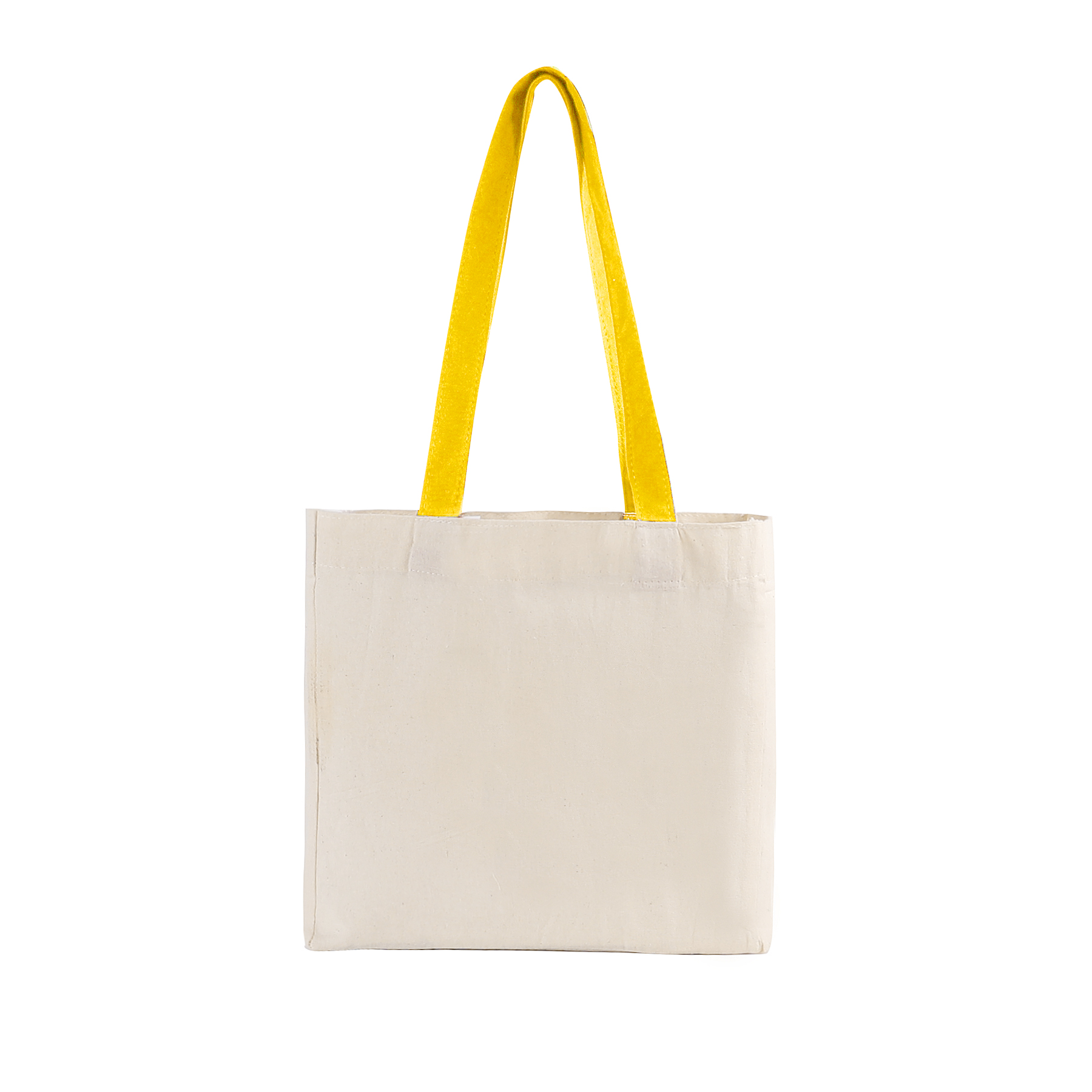 Cotton Colored Handle Tote w/Gusset, custom tote bag with logo imprint 6