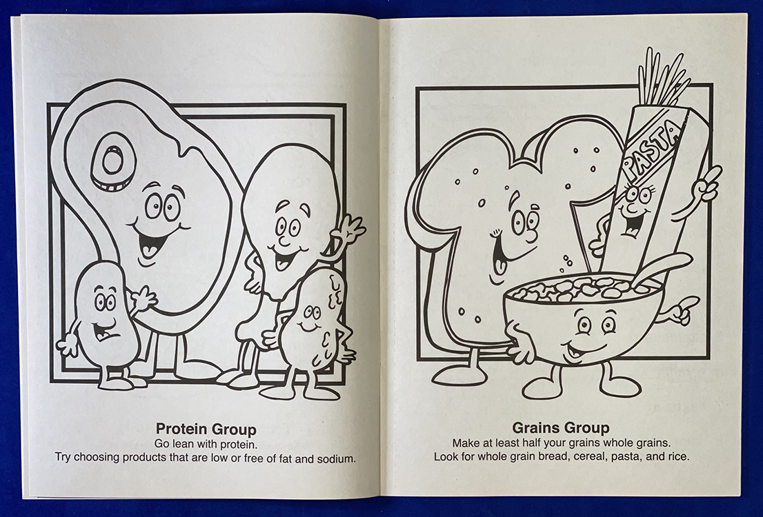 COLORING BOOK - Eat Right, Eat Healthy Coloring & Activity Book 2