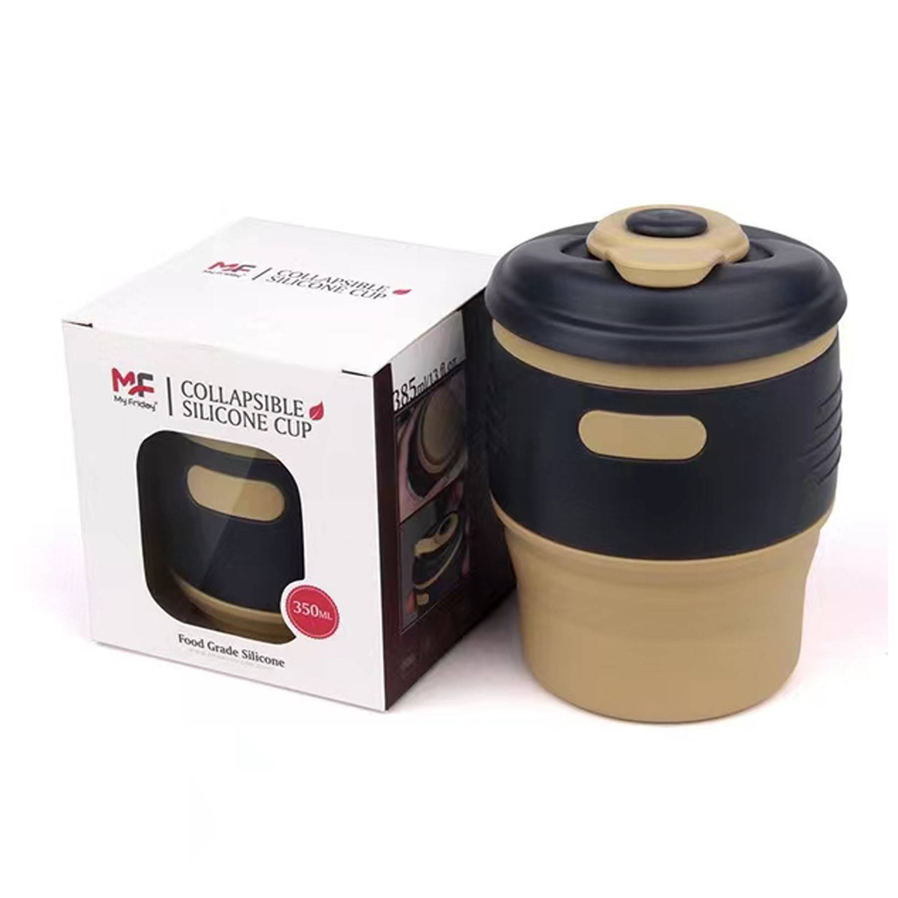 Portable Silicone Collapsible Travel Coffee Mug 3