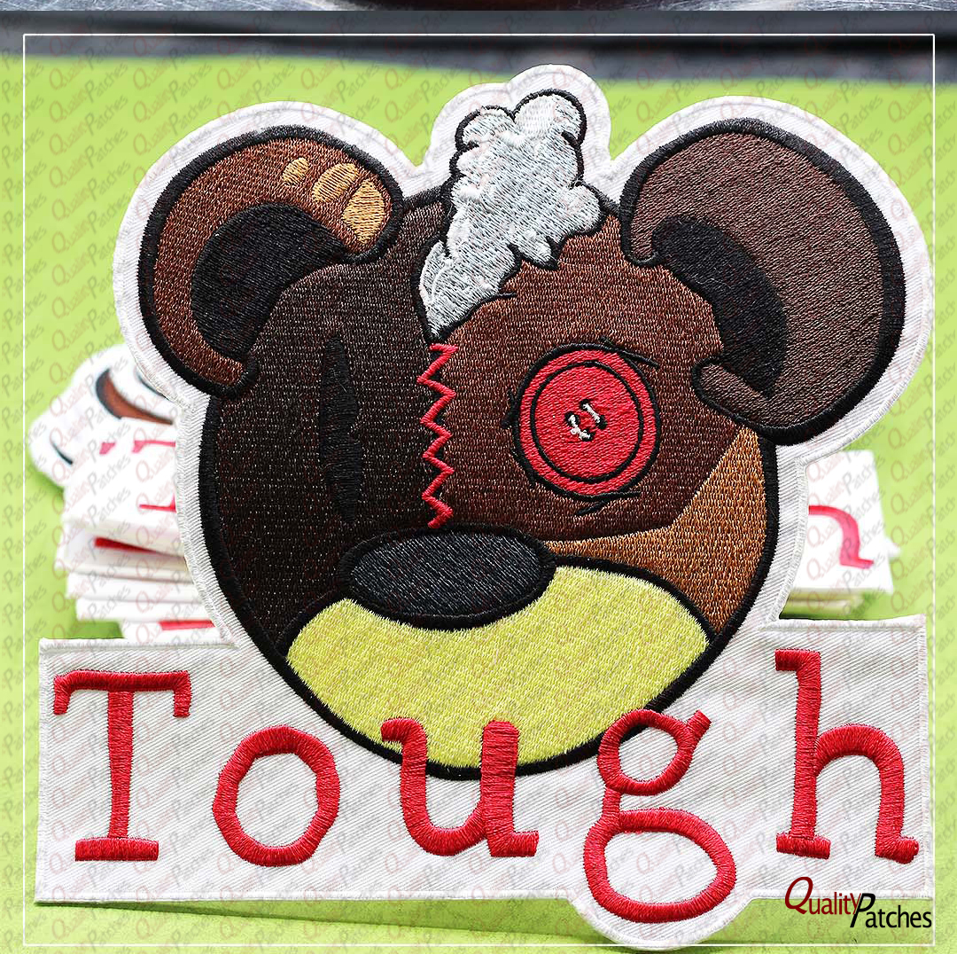 Custom Die Cut Embroidered Patches 30