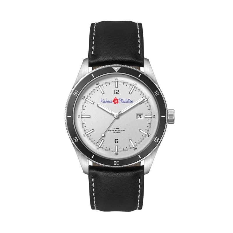 41MM, SS, SILVER CASE, BK BEZEL, 3-HAND MVT, DTE