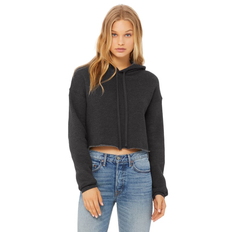 Bella + Canvas Ladies' Cropped Fleece Hoodie 20