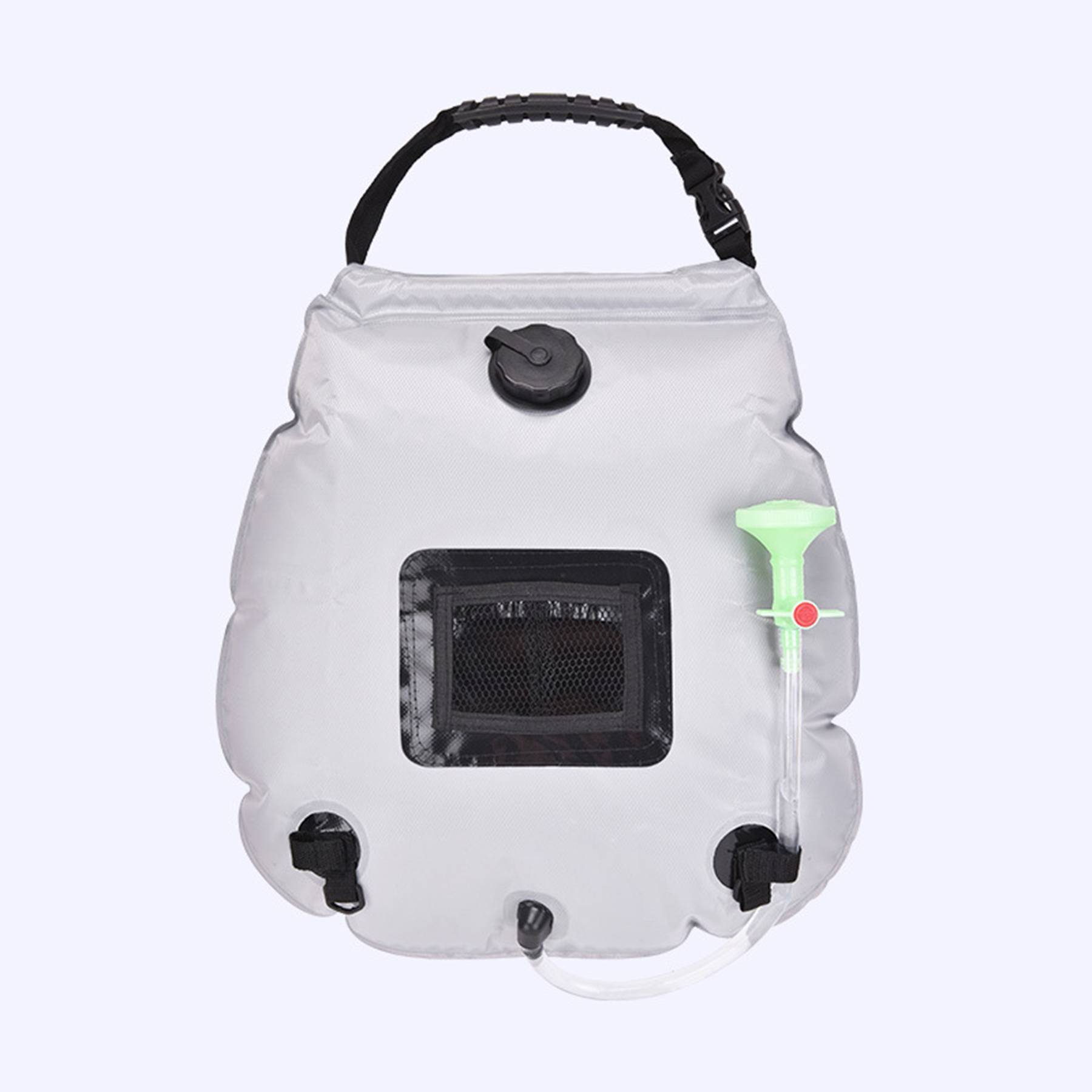Outdoor portable solar thermal shower water bag 4
