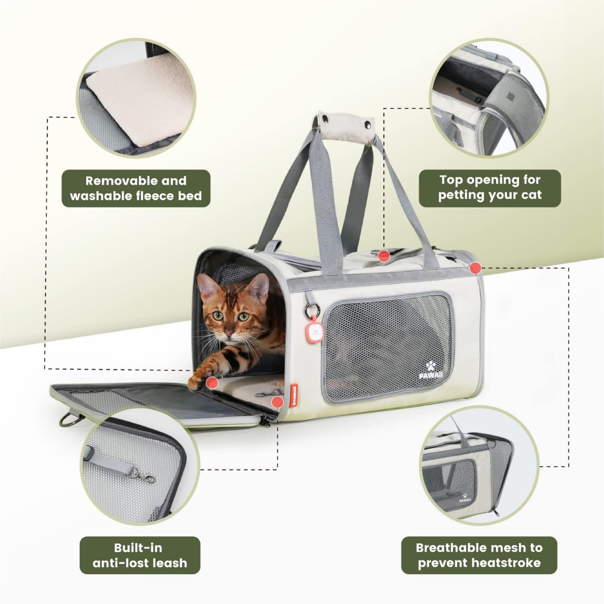 Foldable Expandable Pet Carrier 6