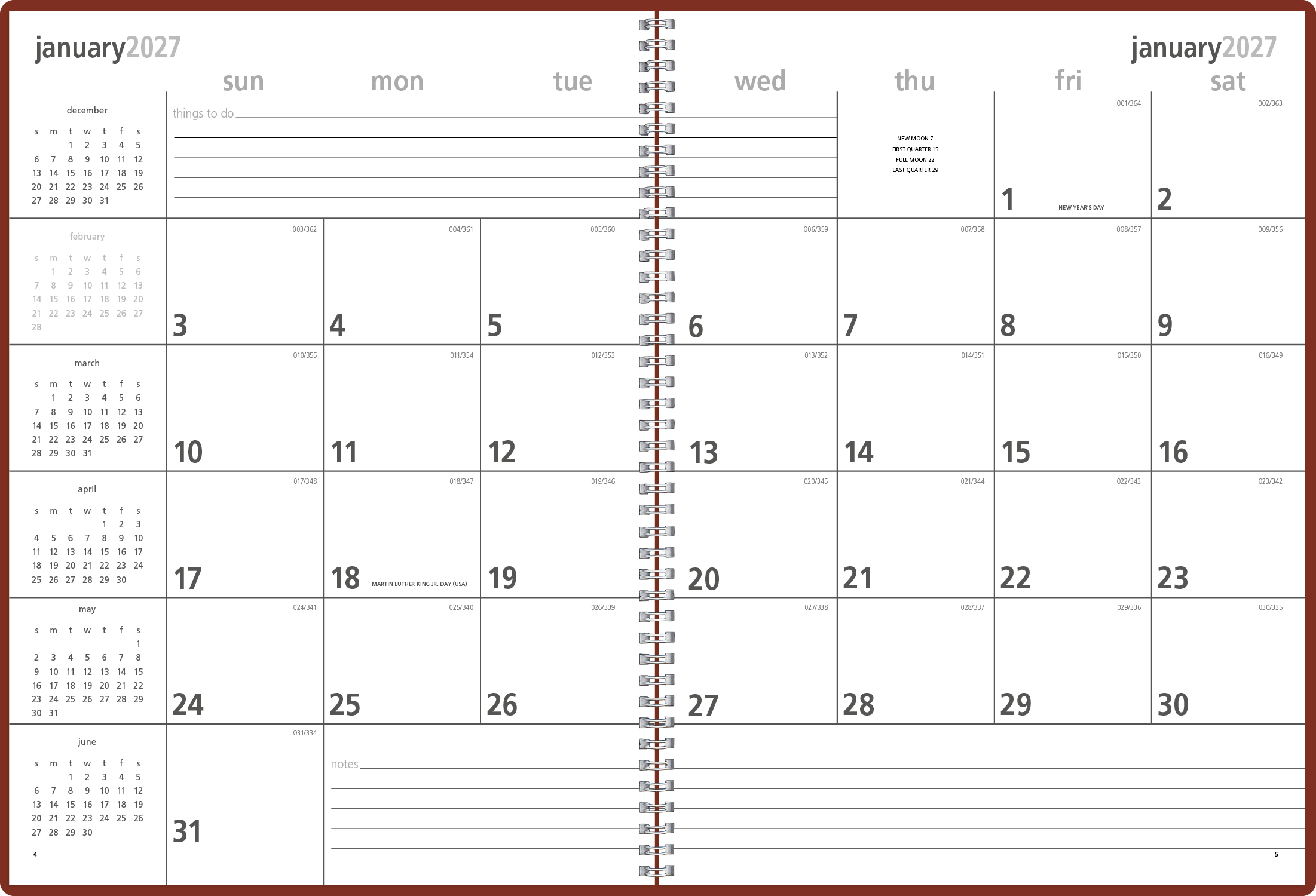 Triumph® Calendars Monthly & Weekly Planner 56