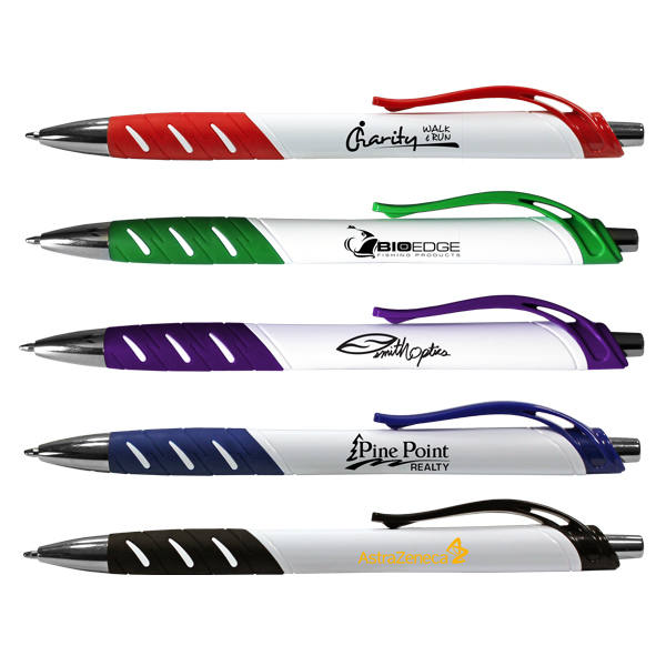 White Allure Grip Pen 3