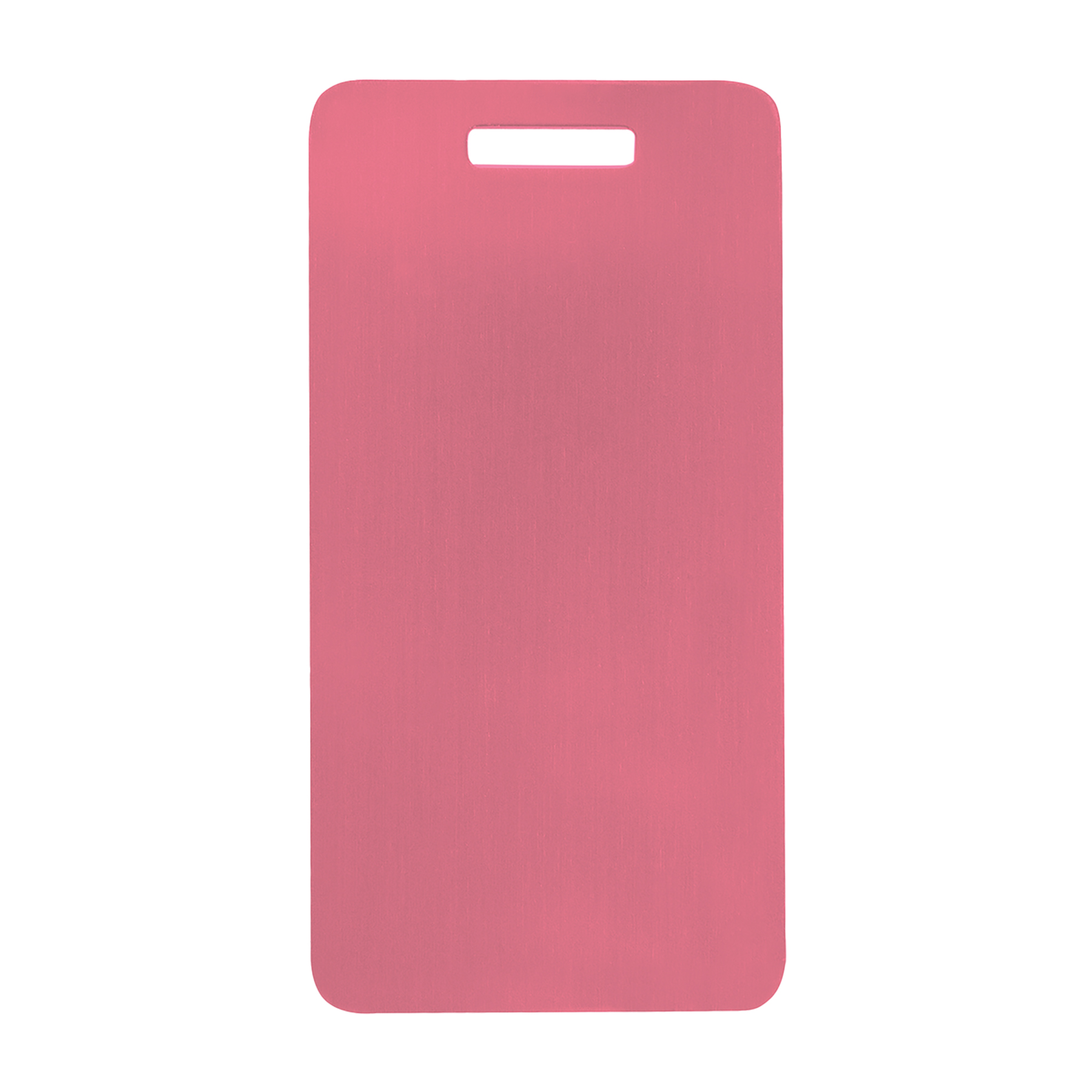 3 7/8" x 2" Anodized Aluminum Luggage Tag 1