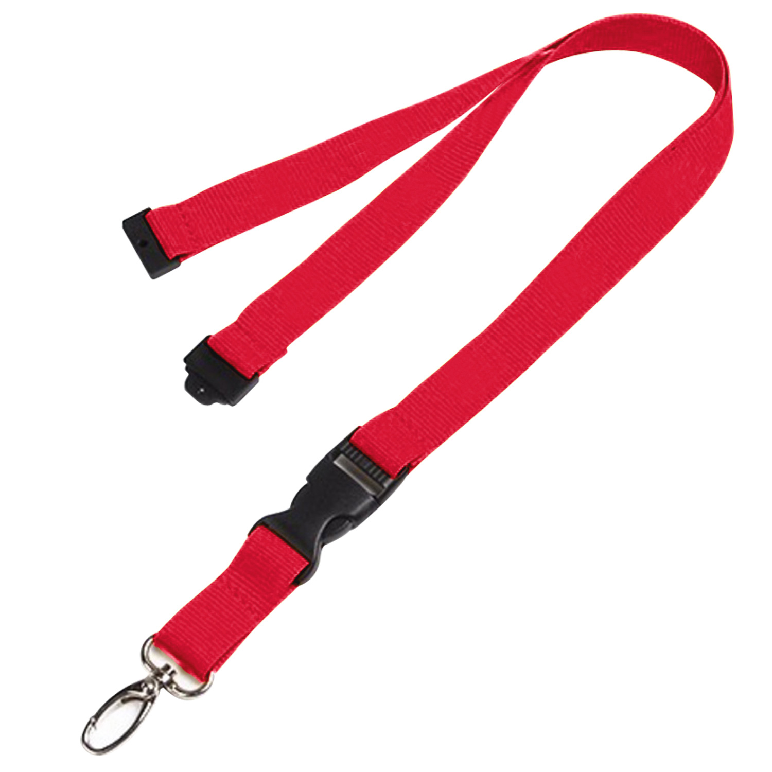 Polyester Lanyards w/ Buckle Release and Safety 12
