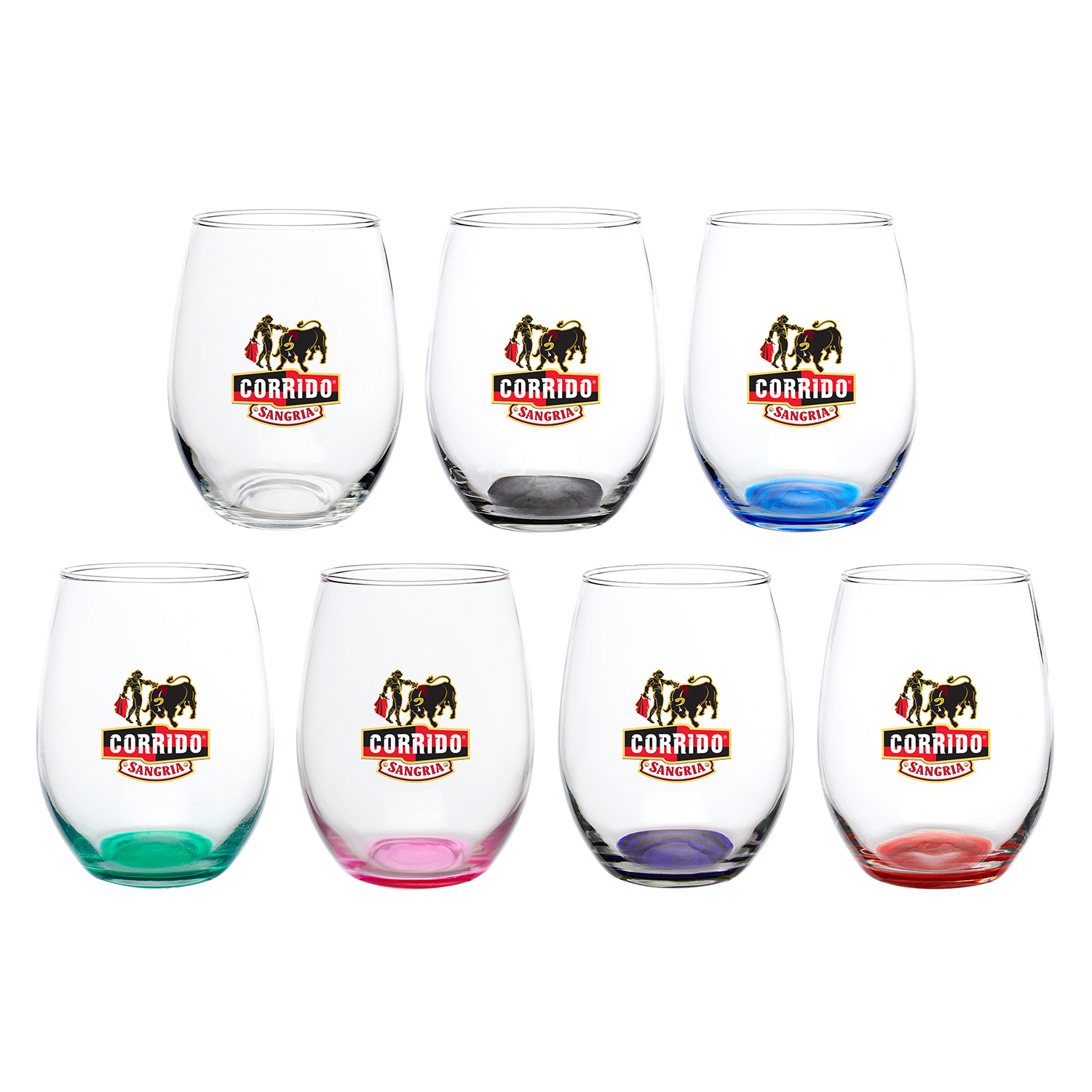 21 oz. ARC Stemless Wine Glasses 19
