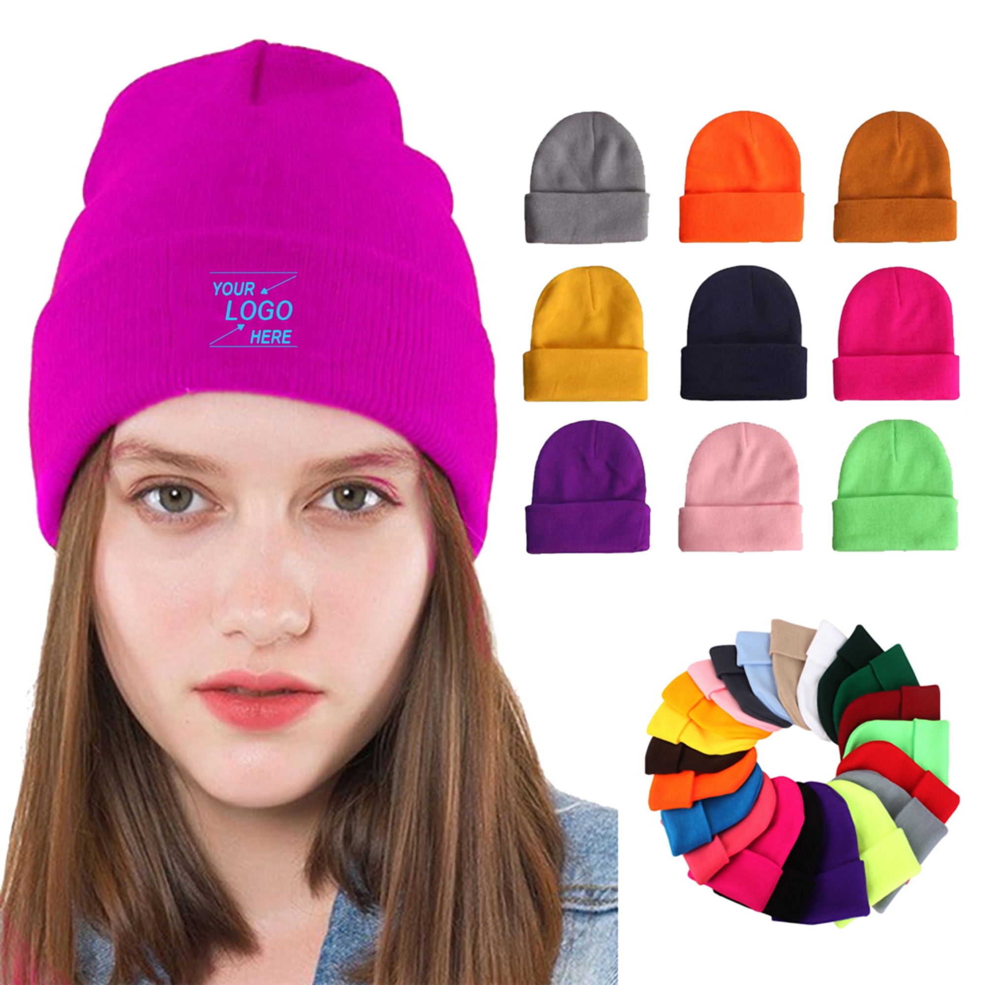 Knitted Cuffed Beanie