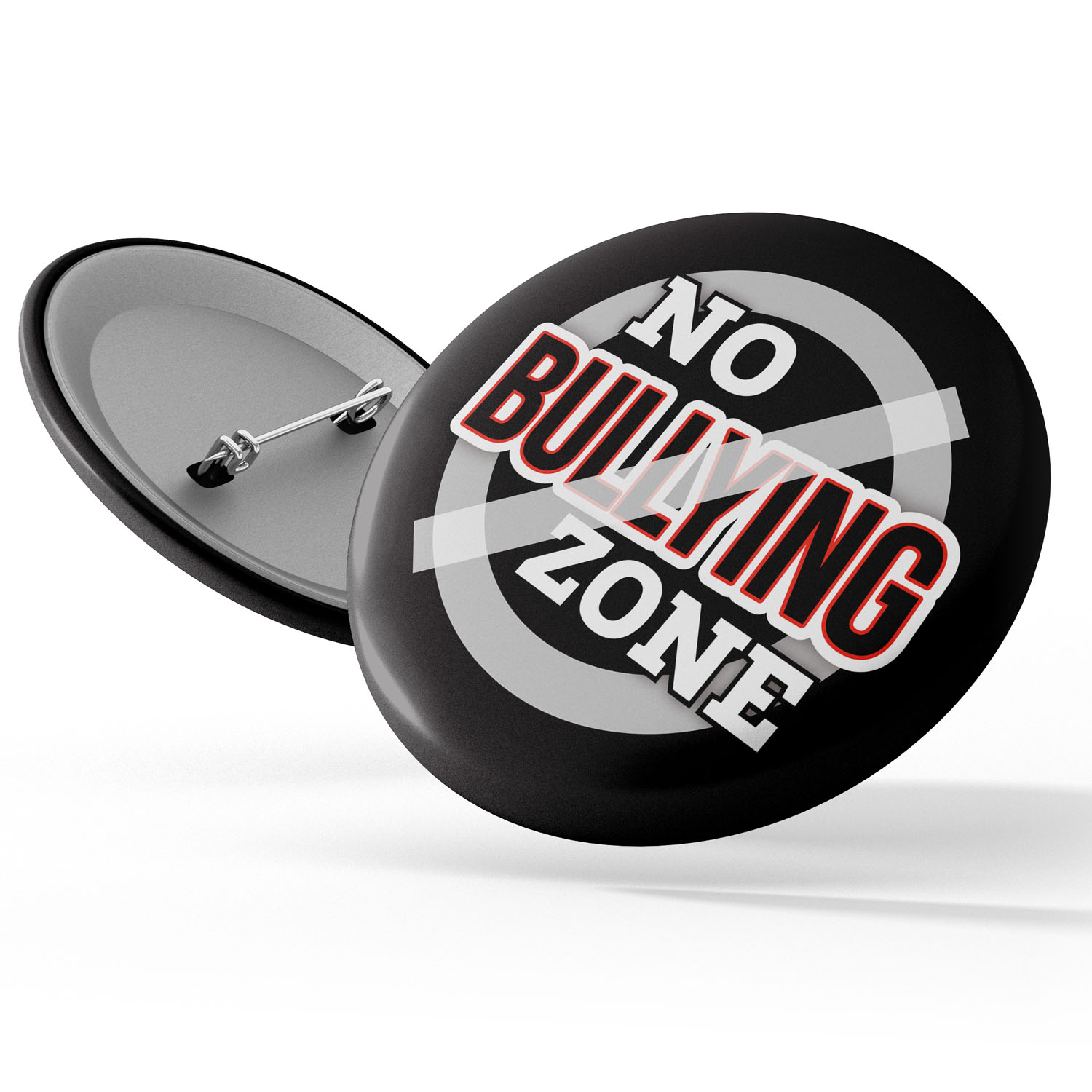 Stock Awareness Button - Bullying Awareness: "No Bullying Zone" 2
