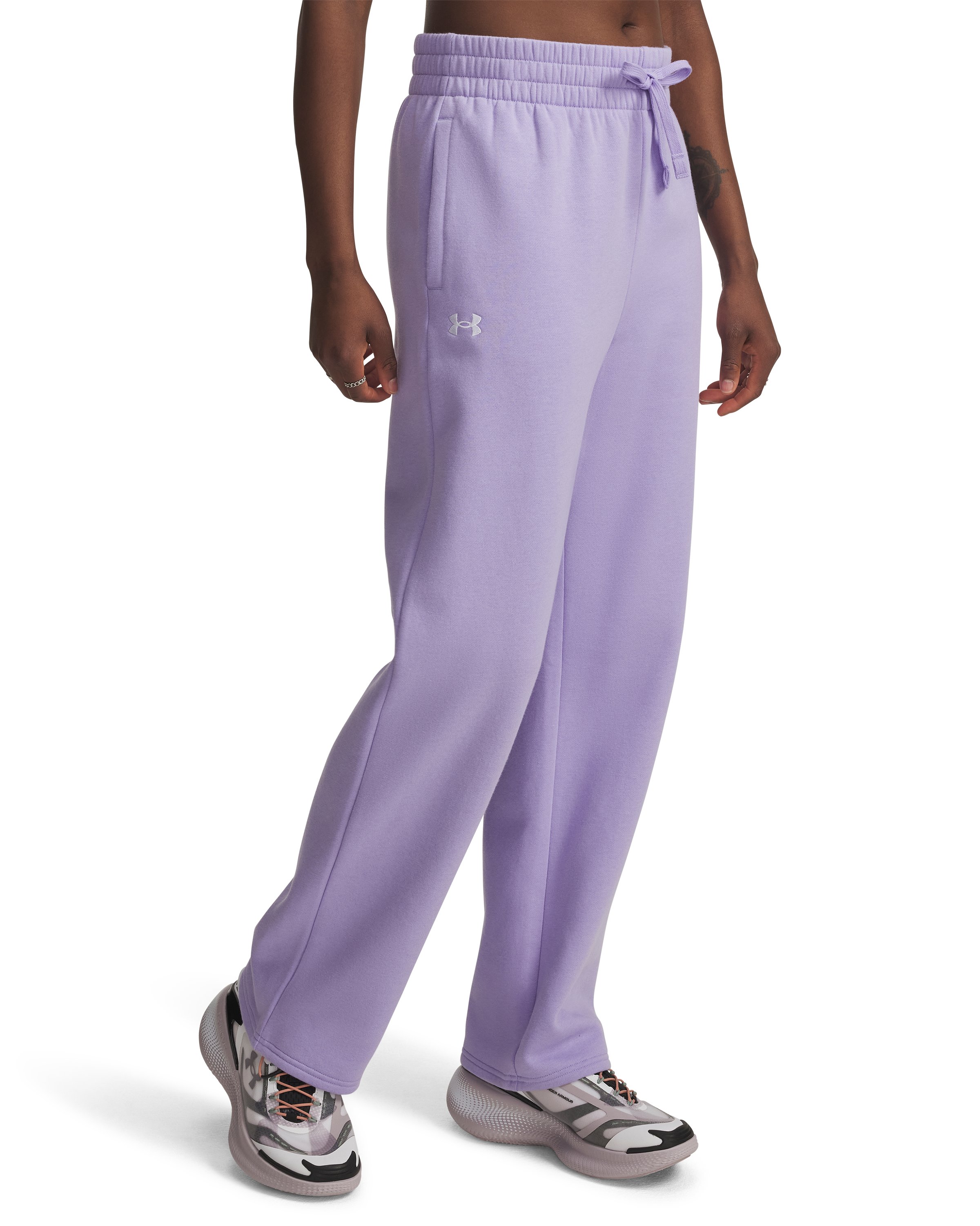 UA Rival Fleece Women's Straight Leg Pants 3