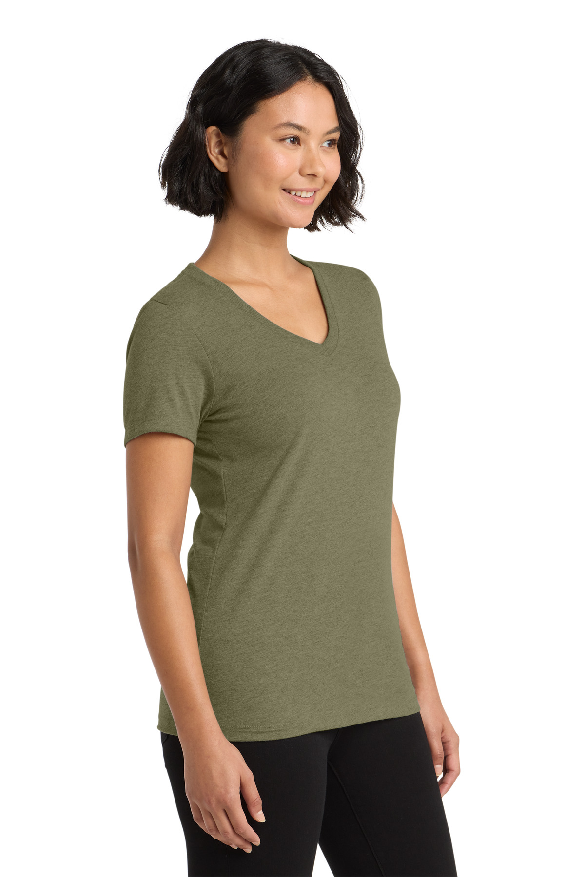 Allmade Women's Tri-Blend V-Neck Tee AL2018 8