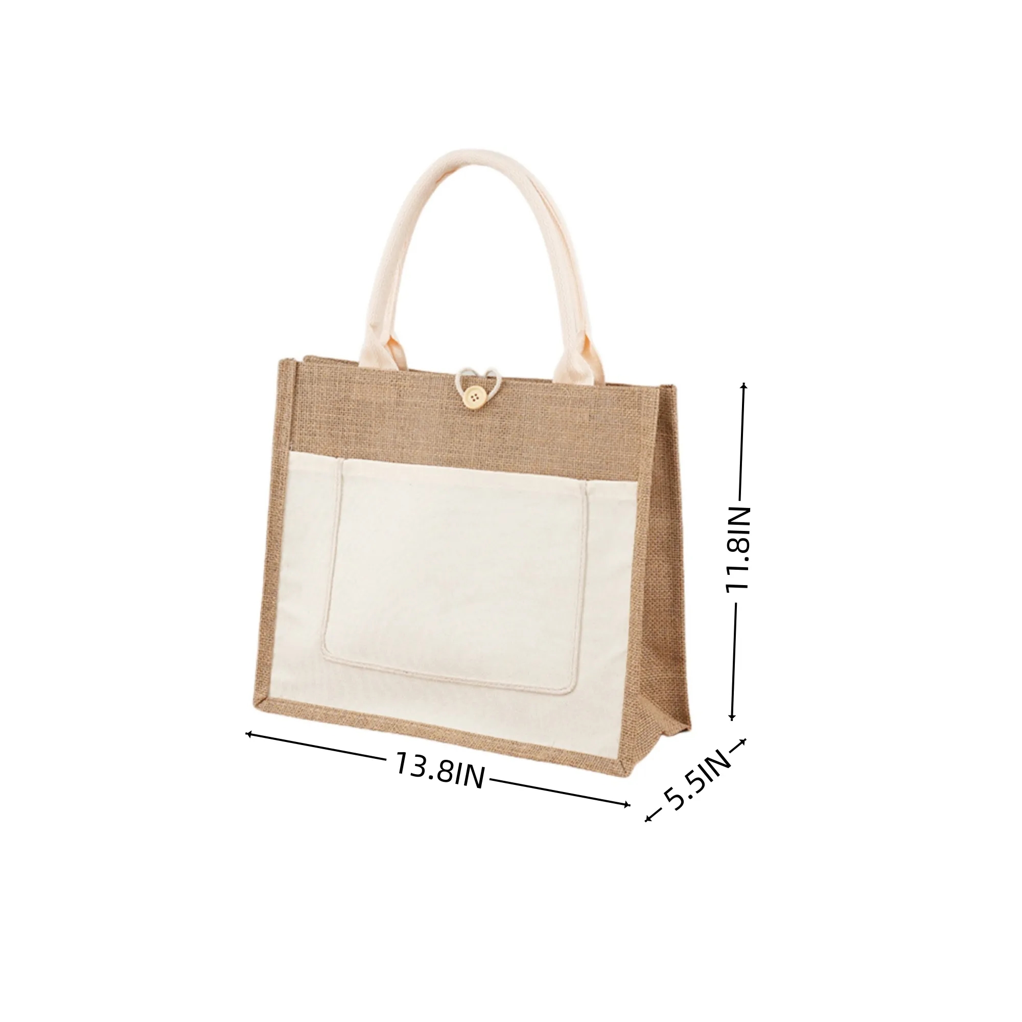 Eco-Friendly Carry-All Jute Bag 6