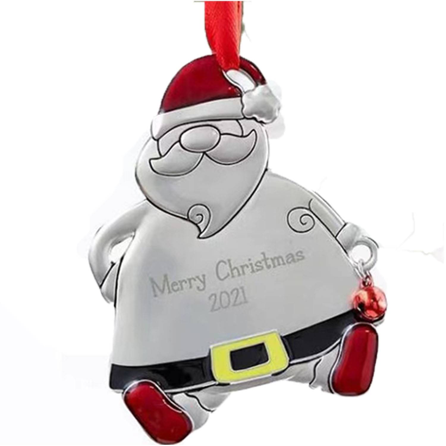Pendant Christmas Snowman Metal Decoration 5