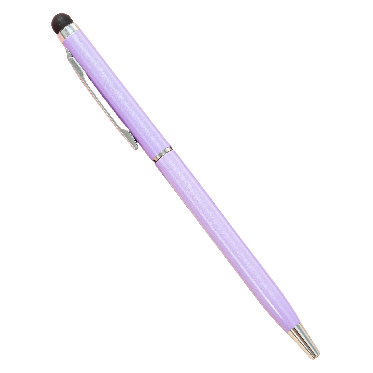 Twist Action Metal Ballpoint Pen W/ Stylus 15