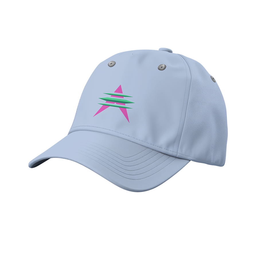 Premium Stock Poly Cotton 6-Panel Unstructured Cap w/ Metal 6