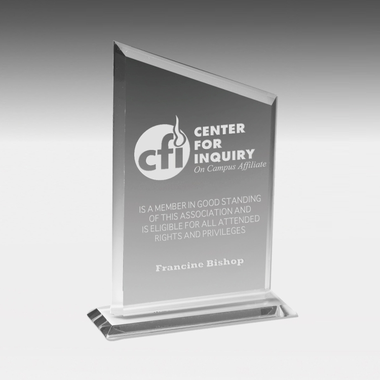 Screen Printed Billboard Award (5 1/2"x 8 3/4"x 3/8") 2