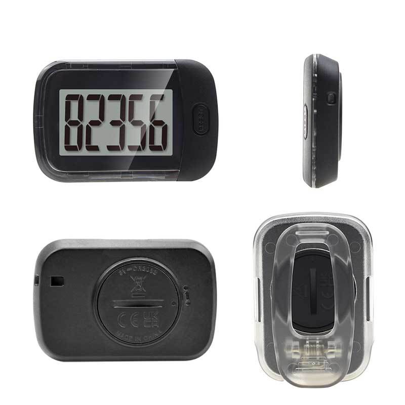 3D Pedometer Step Tracker with Removable Clip & Lanyard 4