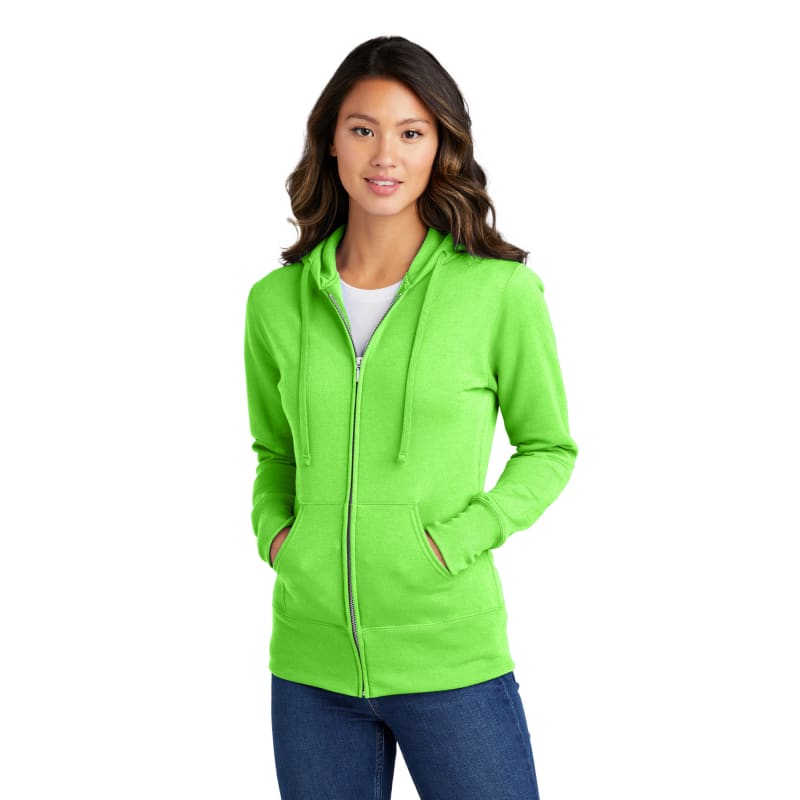 Port & Company Women's Core Fleece Full-Zip Hooded Sweatshirt., custom hoodie or sweatshirt with logo imprint 33