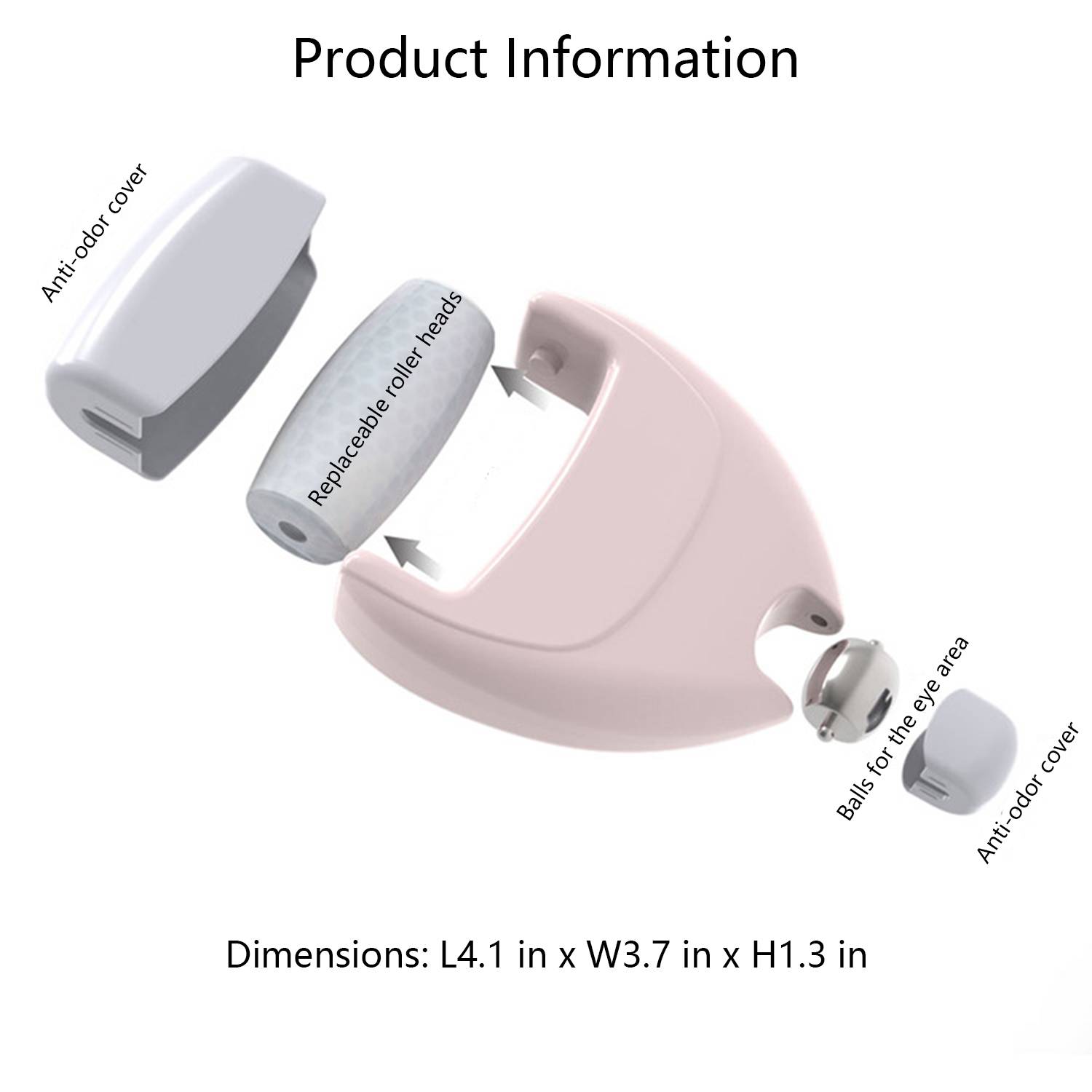 2-in-1 eye and face massage with a heart-shaped ice roller 1