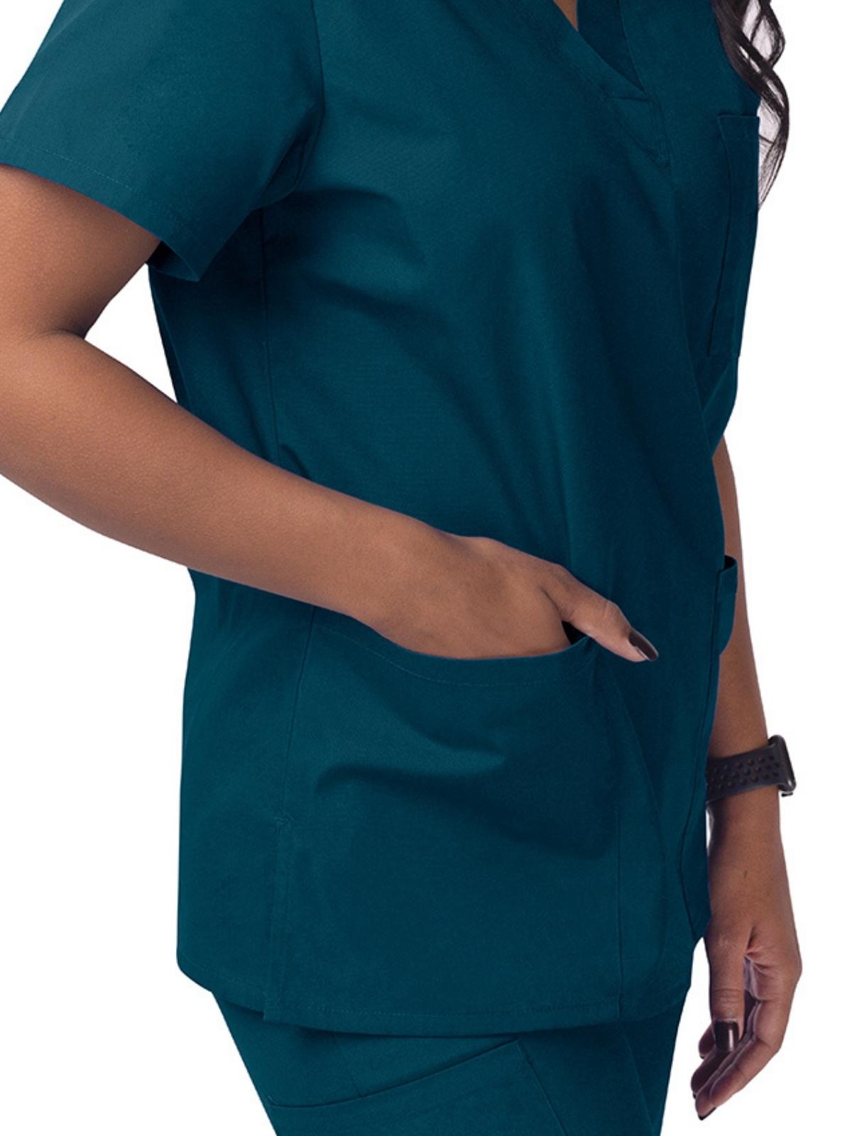Adar - Sivvan - Unisex V-Neck 3 Pocket Top 25