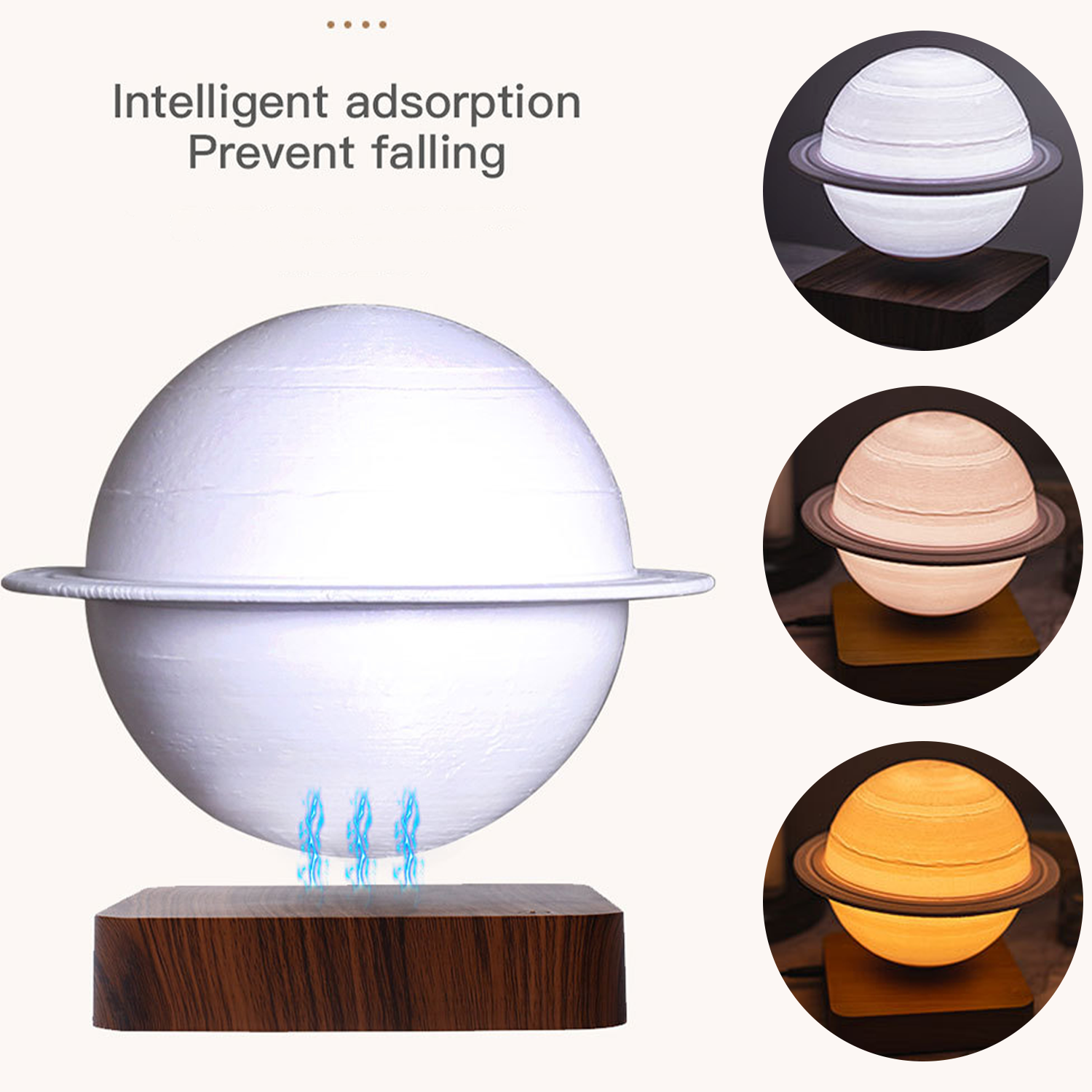 Saturn Maglev Bedroom Decoration Atmosphere Light 4