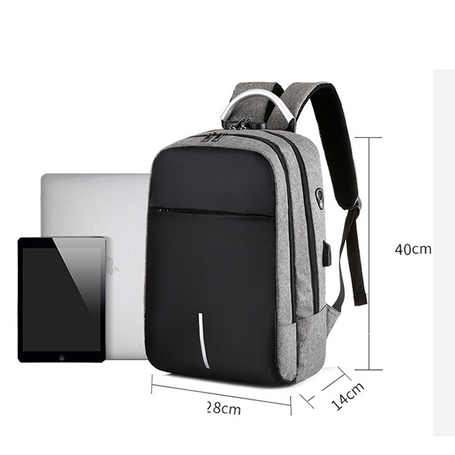 Durable Laptop Backpack With Usb Charging Port 2