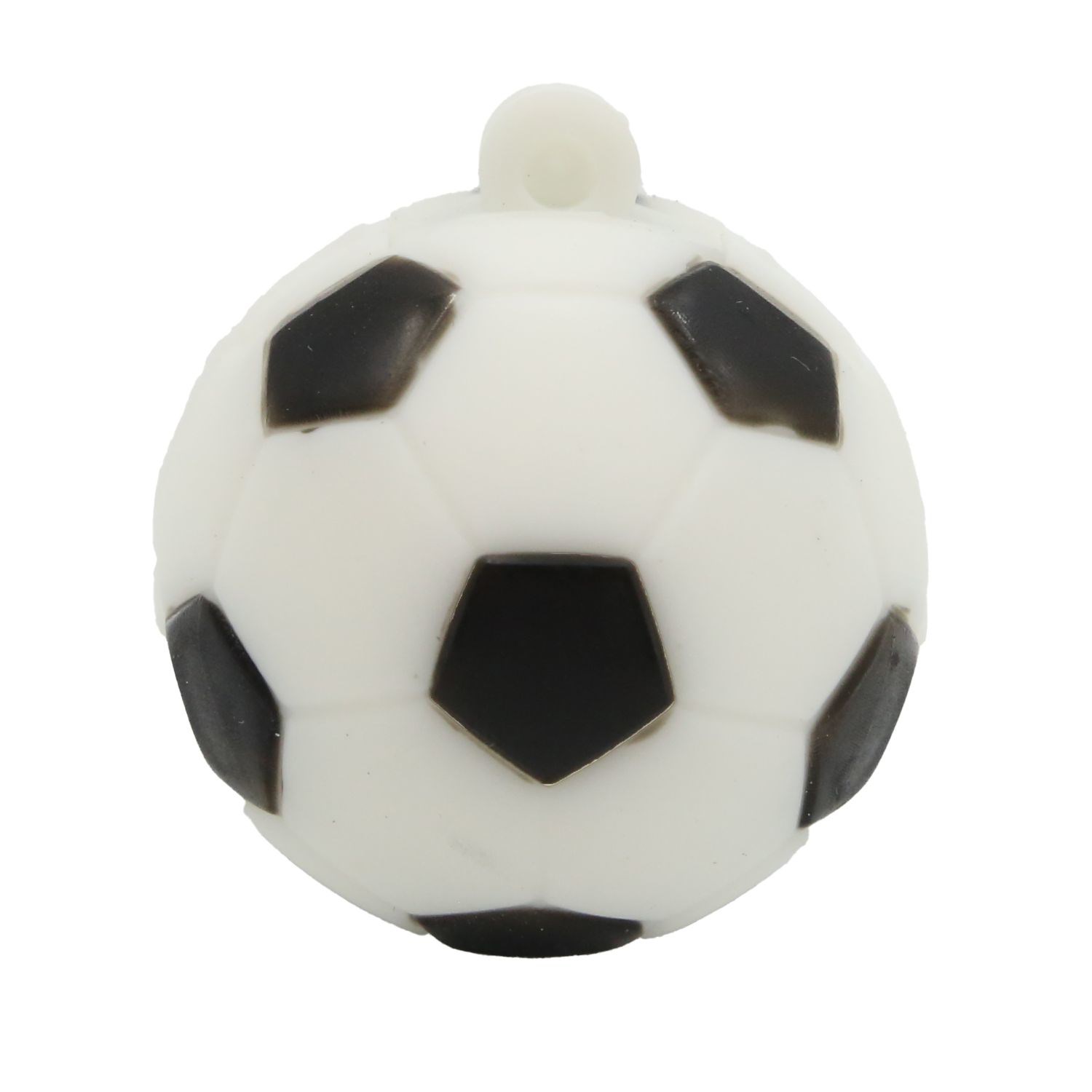 Soccer Shaped PVC Fast USB Drive with Keyring 2