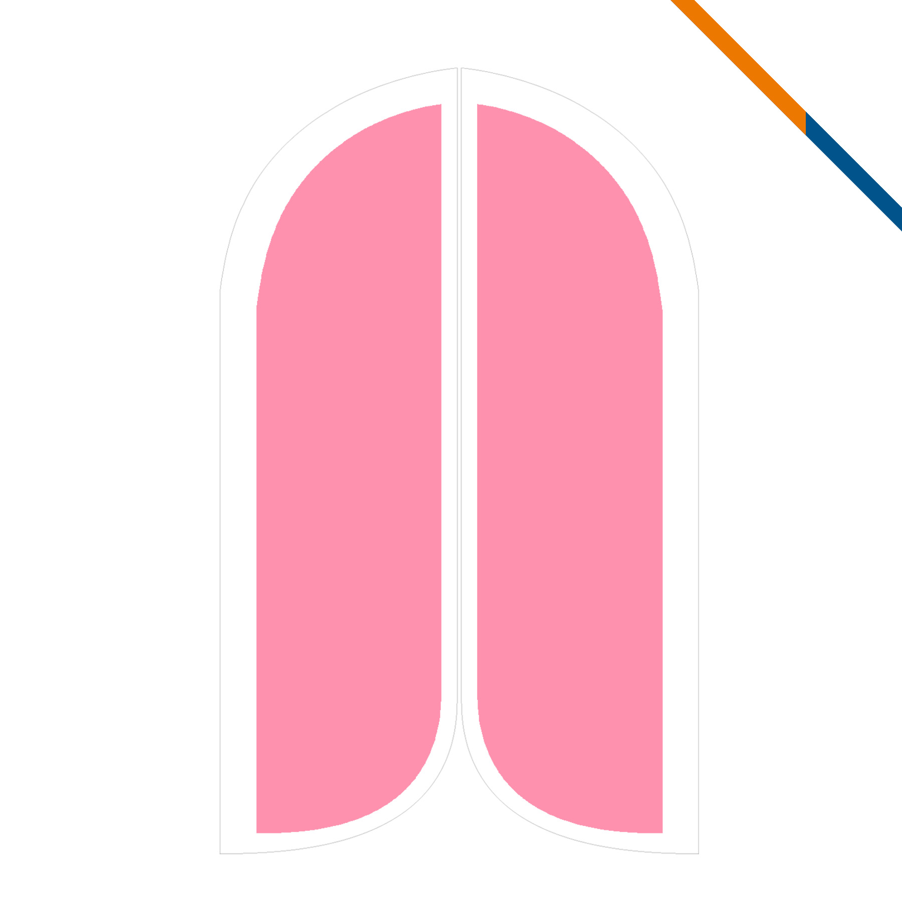10' Gerro Double-Sided Feather Flag 1