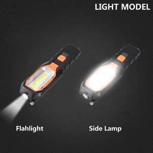 Adjustable Neck COB Flashlight Rechargeable LED With Magnetic Base 10
