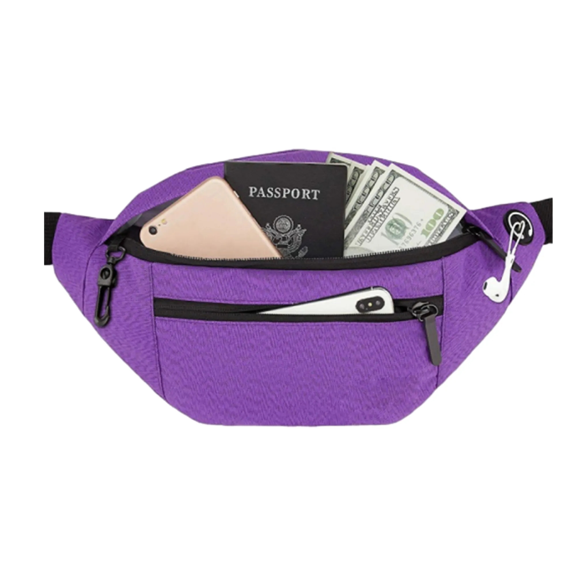 Casual Shoulder Package Sports Waist Bag Travel Packs 6