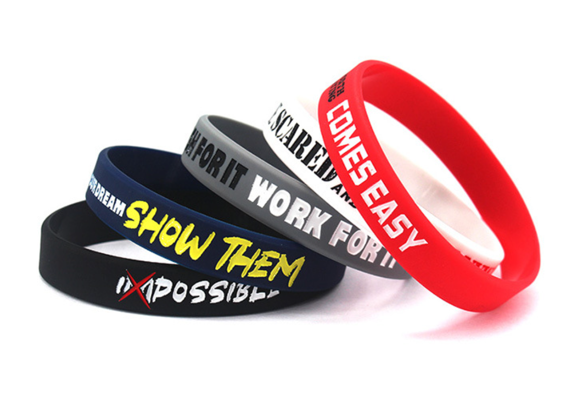 Custom Debossed Silicone Bracelet 1