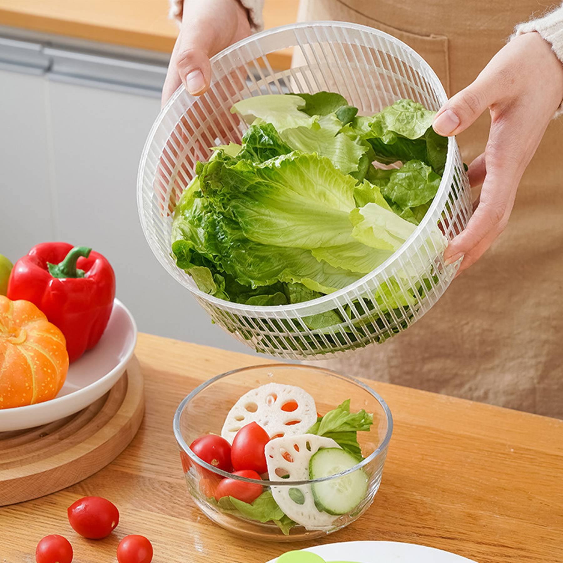 Polypropylene Large capacity fruit rotary dehydrator 4