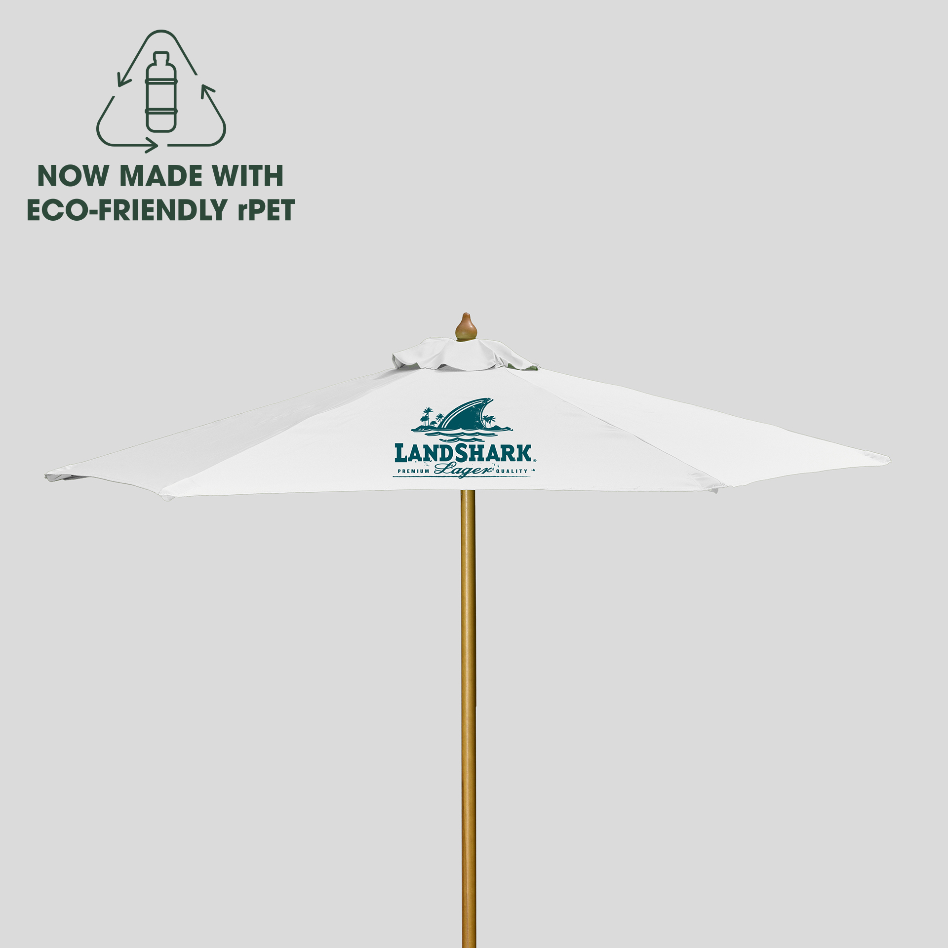 7' Wood Market Umbrella
