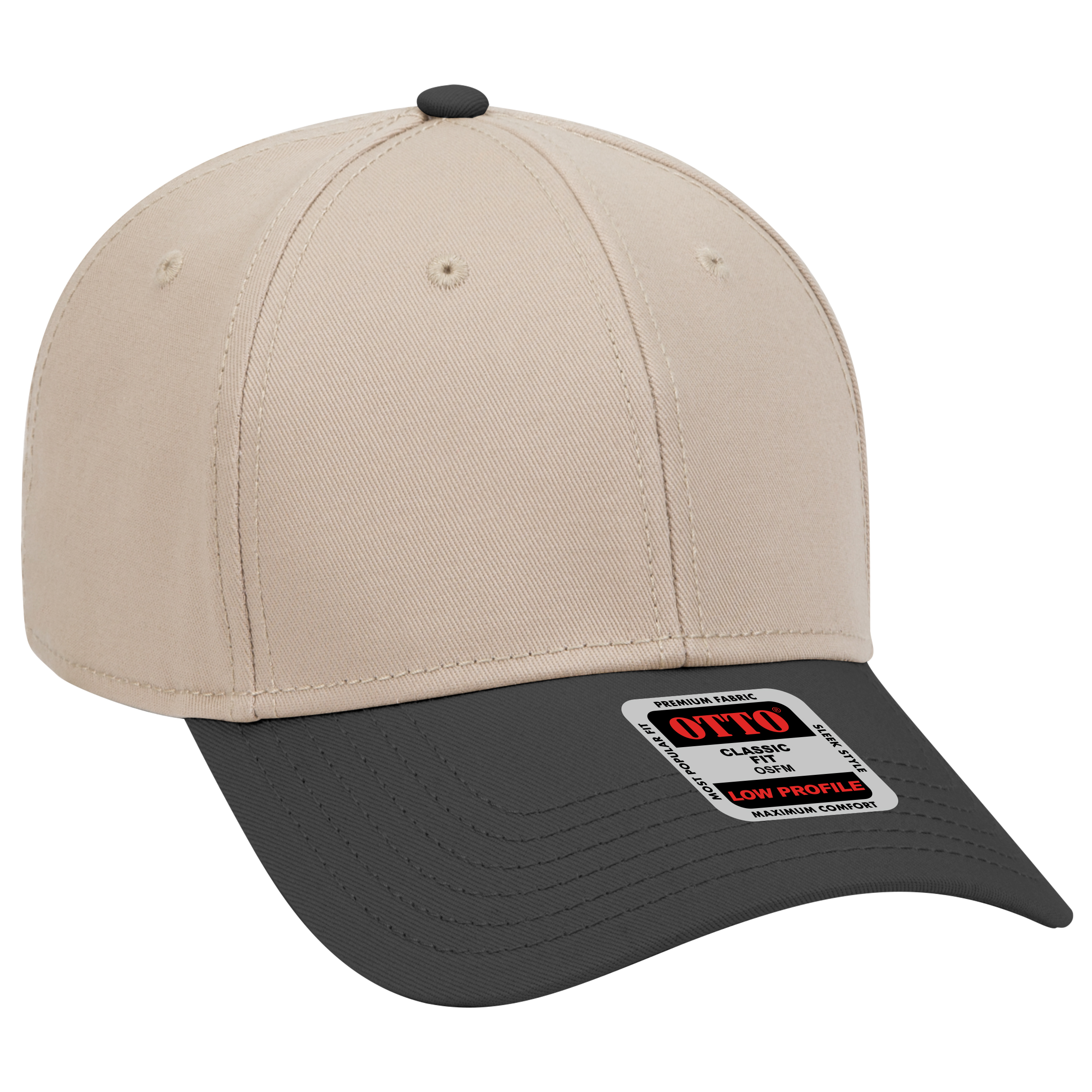 OTTO CAP® 6 Panel Low Profile Baseball Cap 95