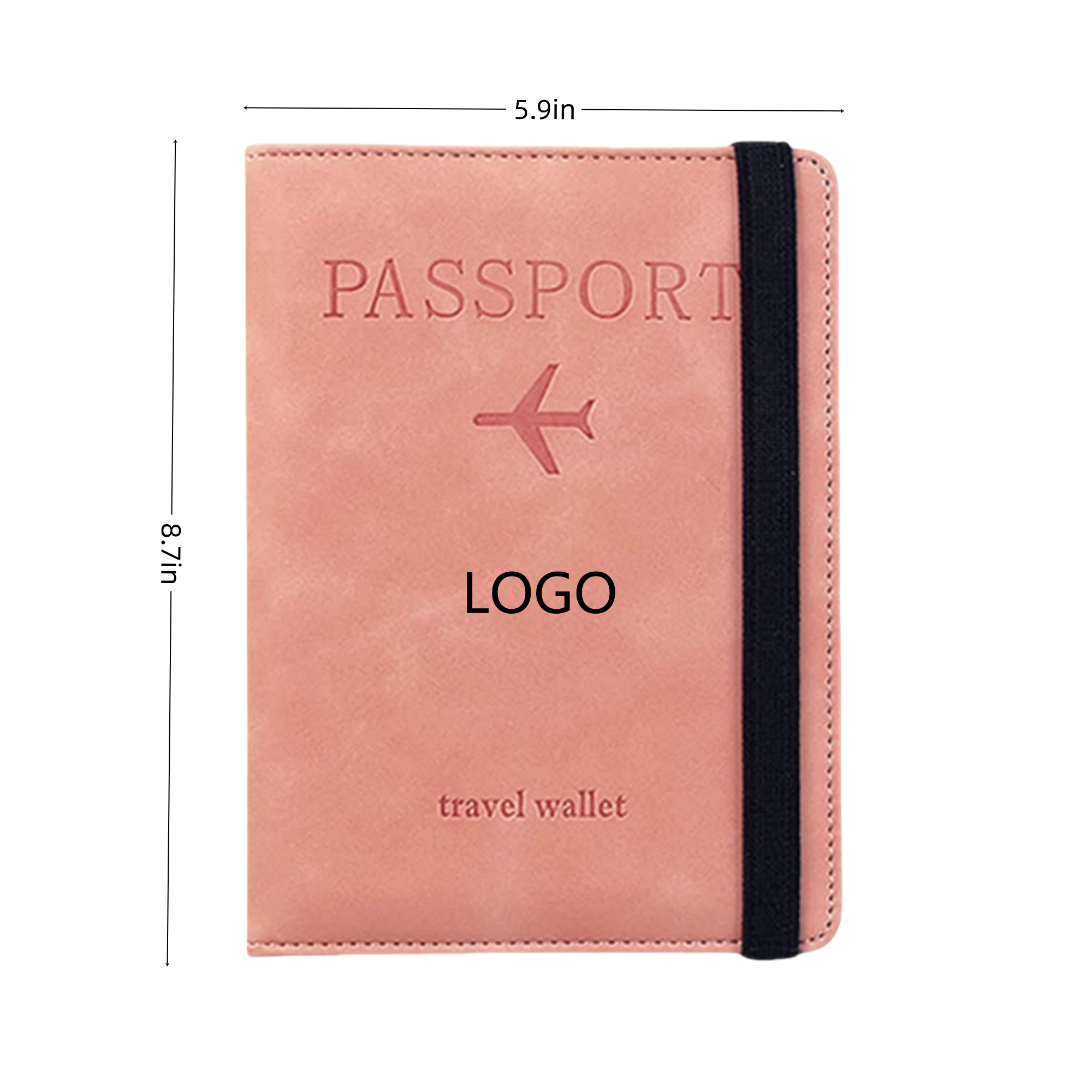 RFID Premium Leather Passport Holder Covers Case 4