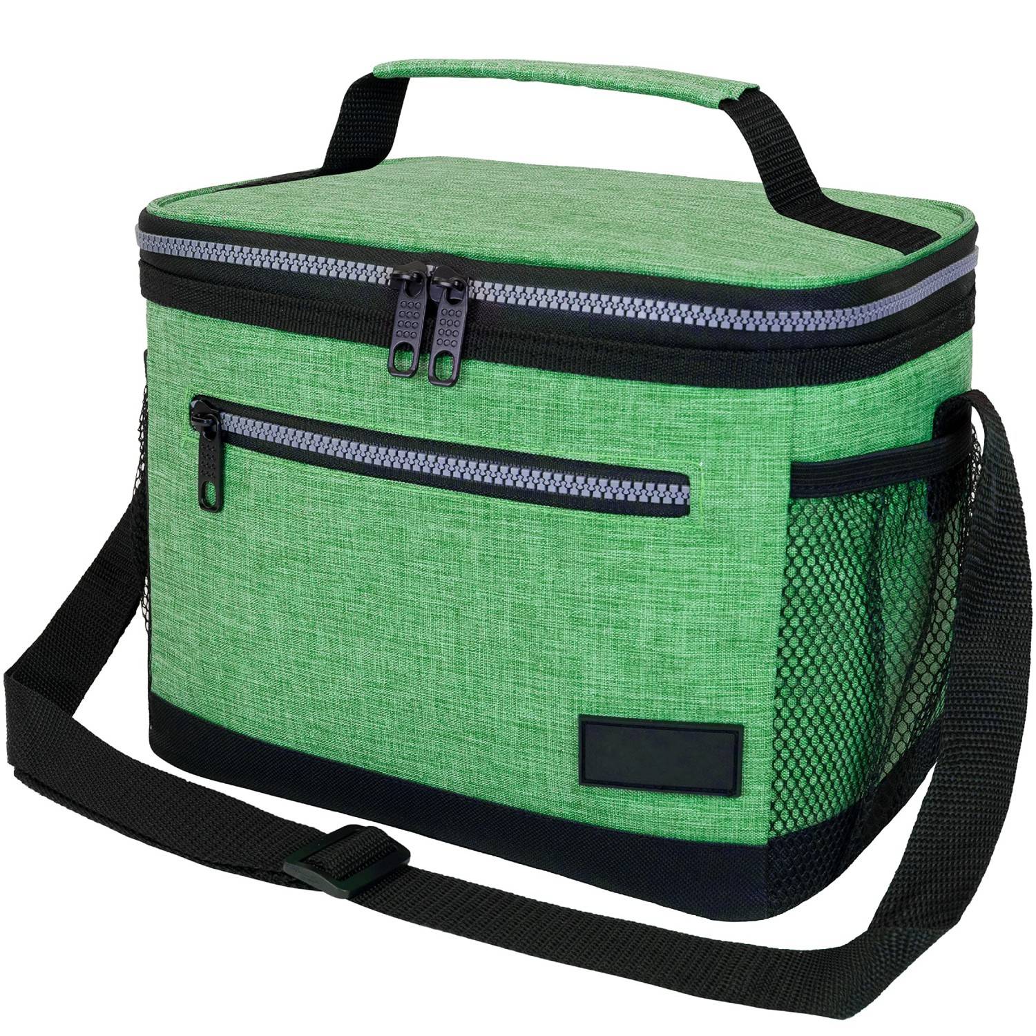 8L Leakproof Oxford Insulated Lunch Cooler Bag w/ Pocket 6