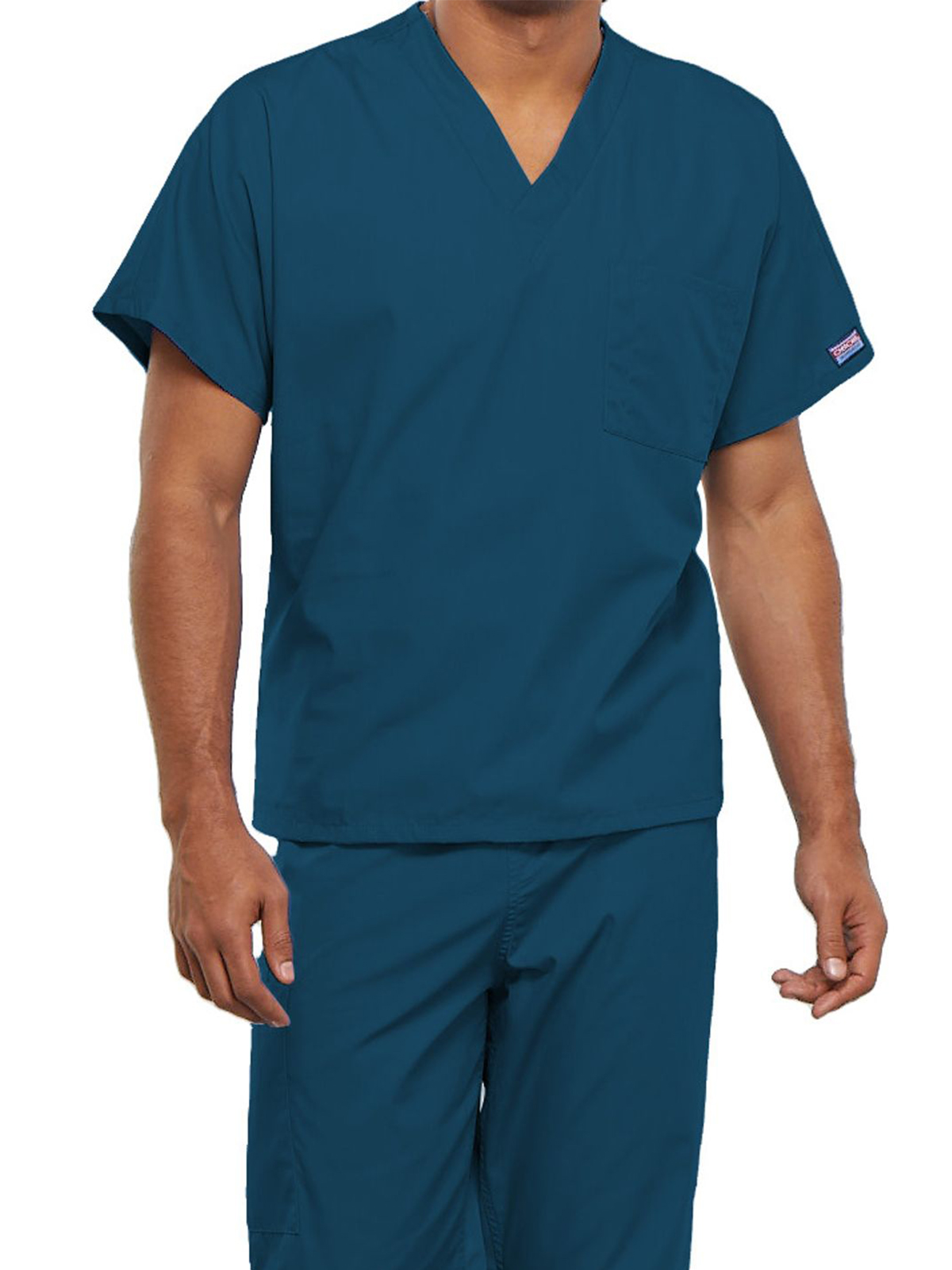 Cherokee - Workwear Originals - Unisex 1-Pocket V-Neck Top 4