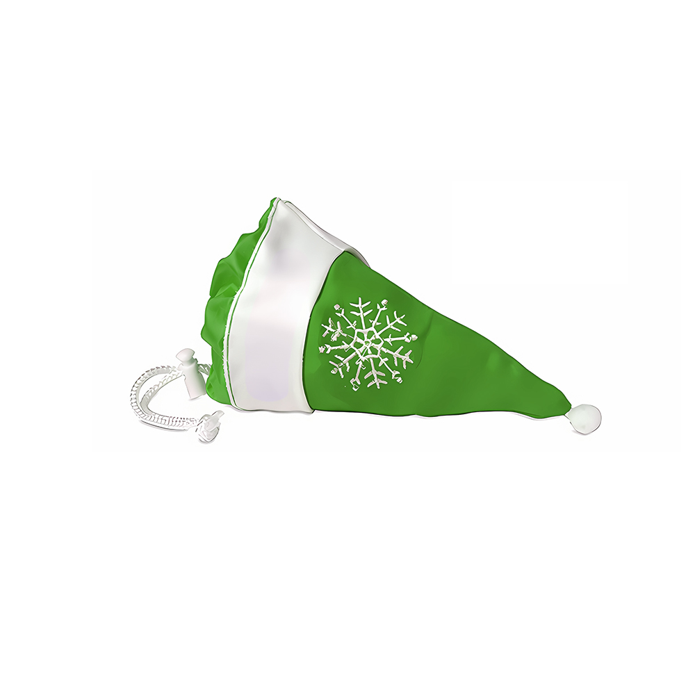 Foldable Shopping Bag /W Christmas Hat Pouch 1