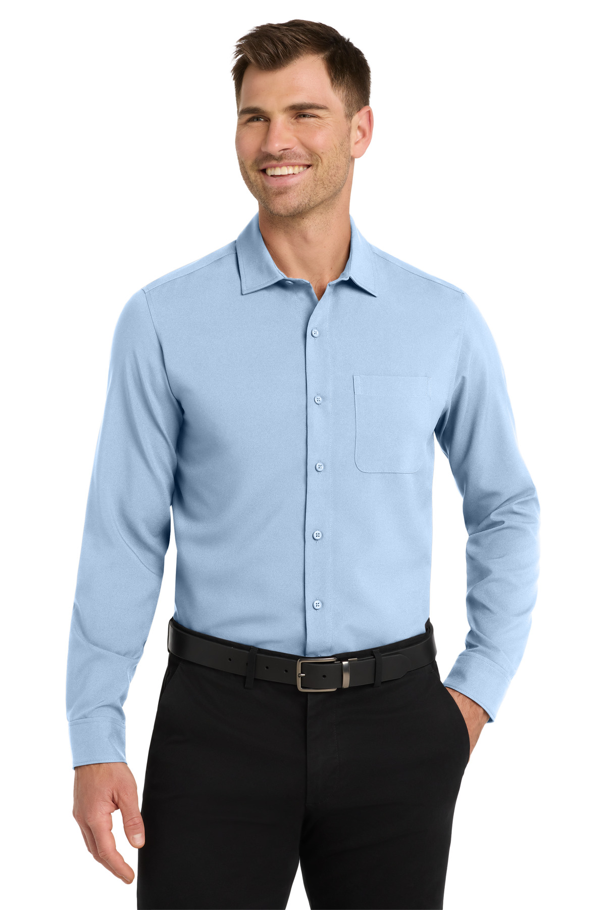 Port Authority Long Sleeve Performance Staff Shirt W401 32