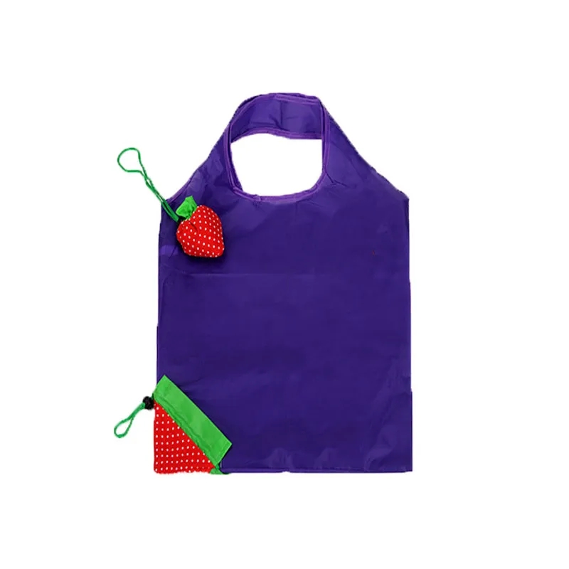 Folding Strawberry Tote Bag 1