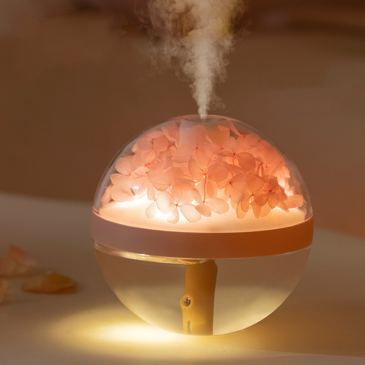 Rechargeable Preserved Flower Humidifier w/ Night Light 6