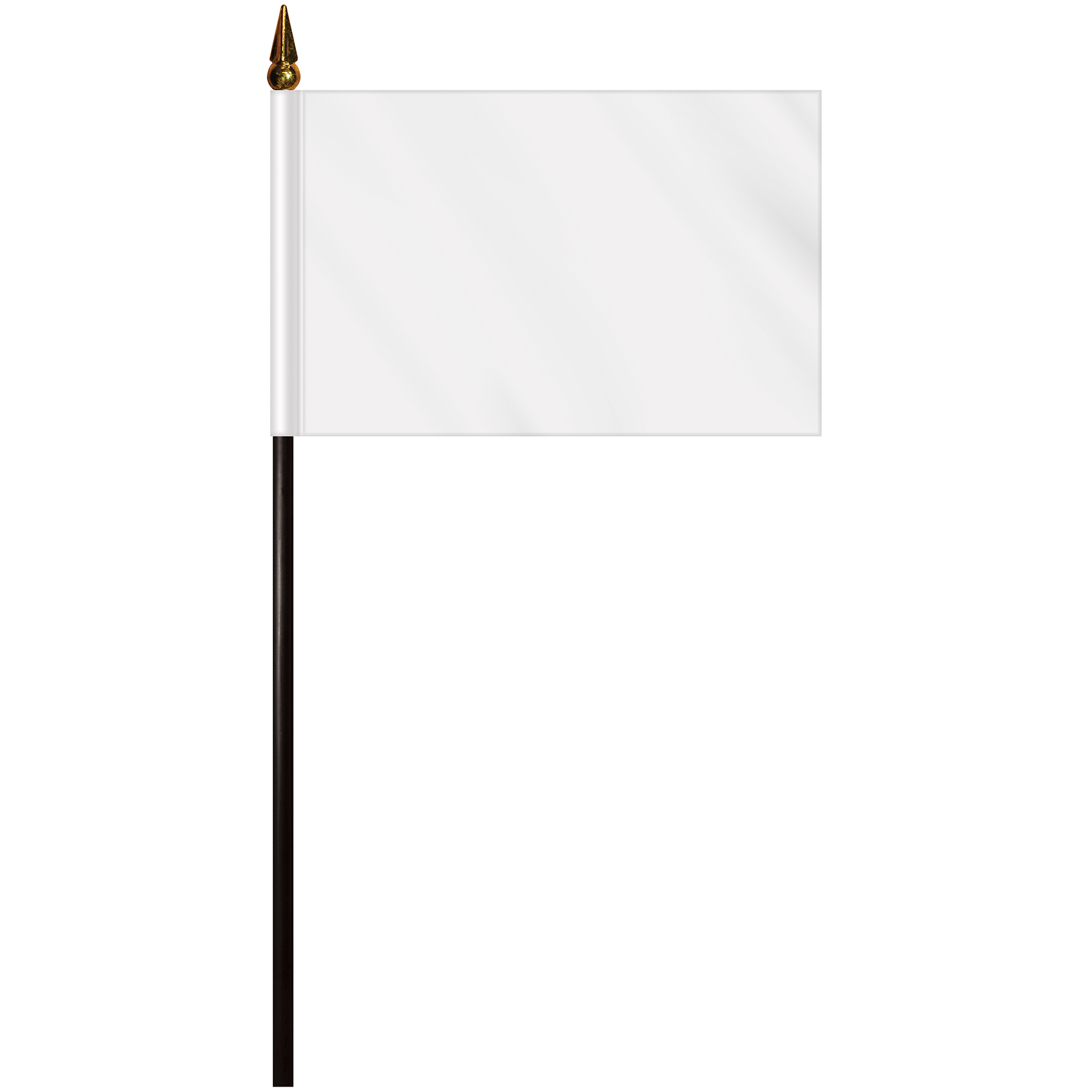 Single Reverse Polyester Stick Flags 13