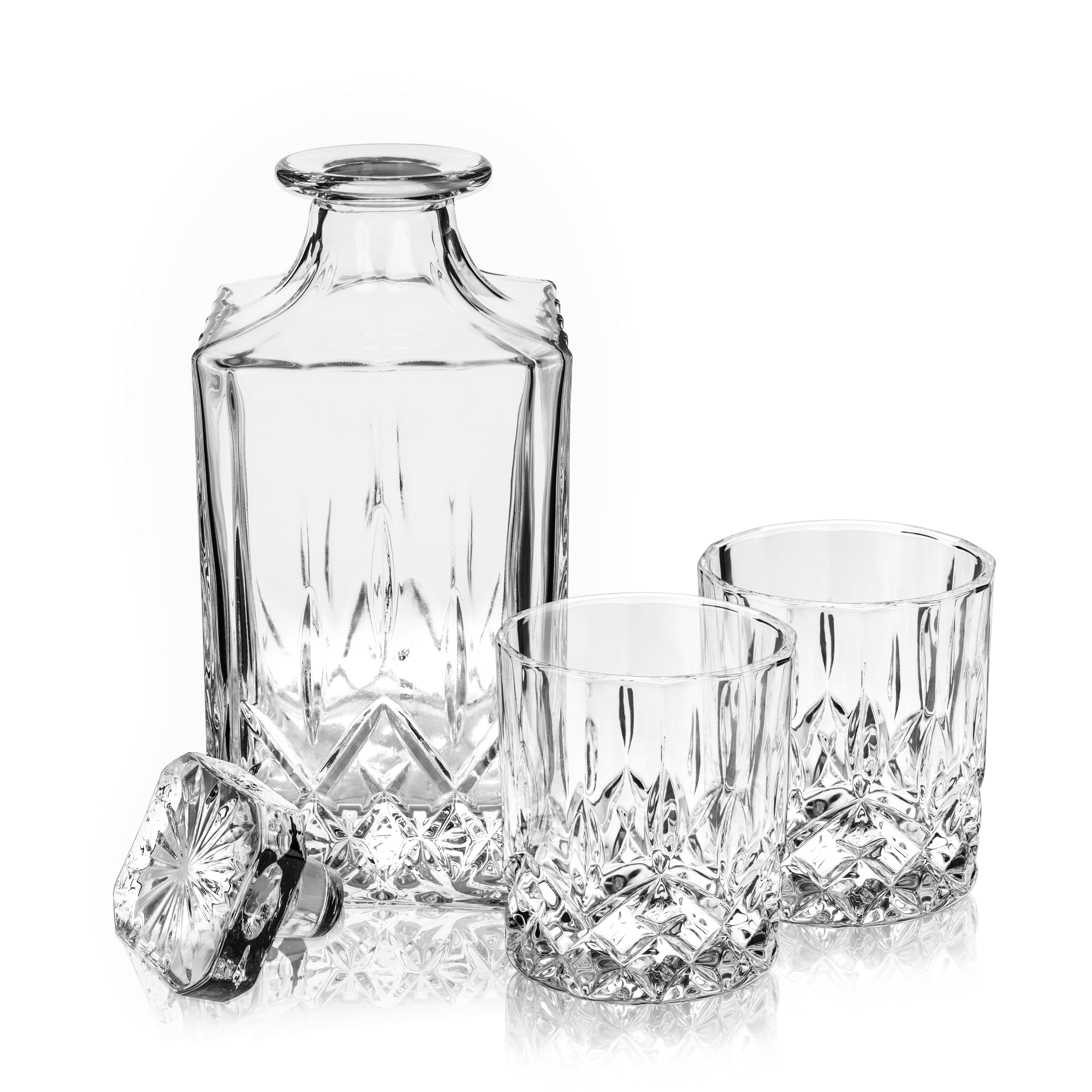 Viski® Admiral™ 3-Piece Decanter & Tumbler Set 6