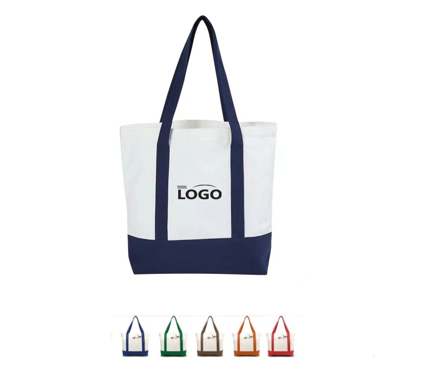 Canvas Tote with Reinforced Base, custom tote bag with logo imprint 2