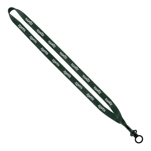 1/2" Polyester Lanyard with Plastic O-Ring 20