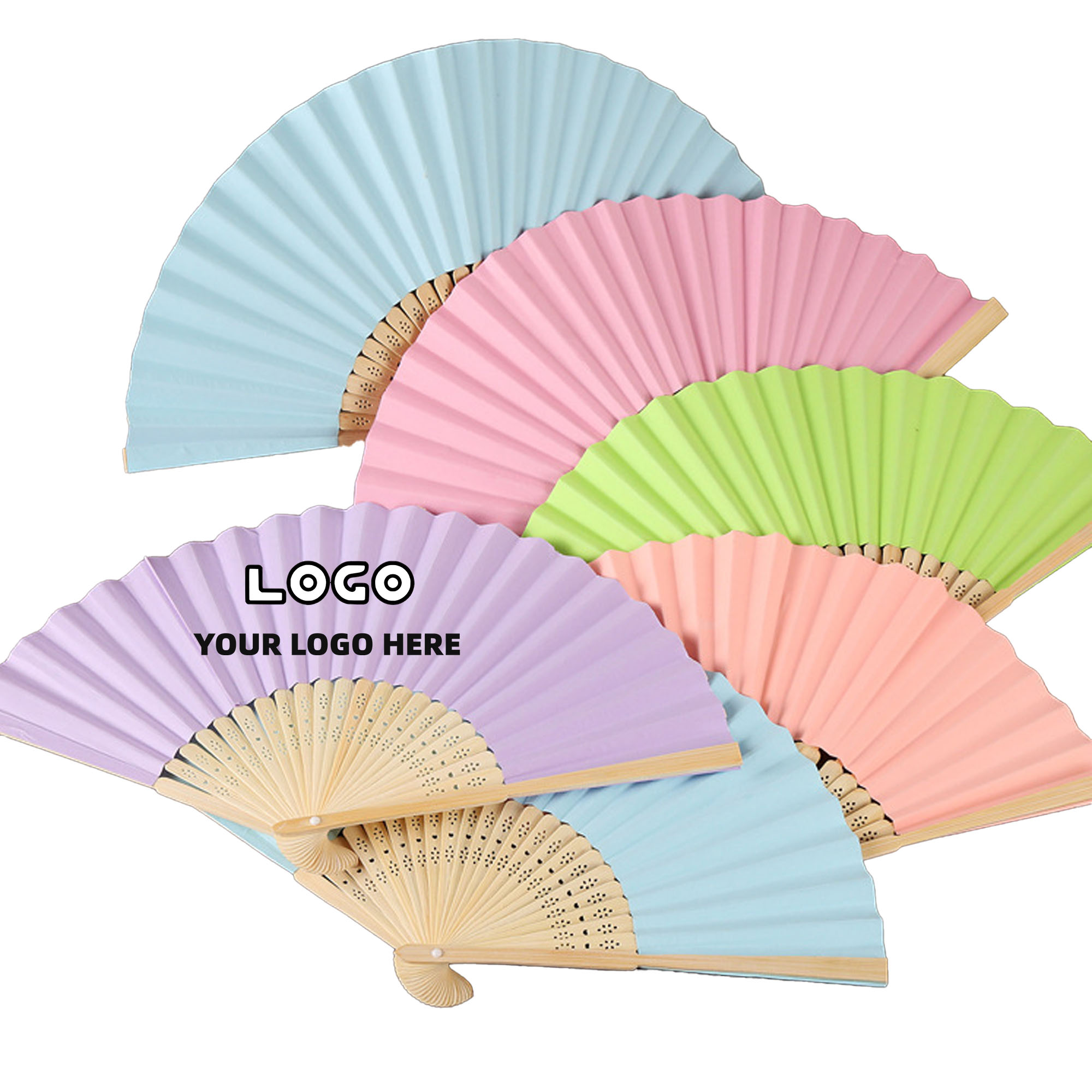 Personalized Art & Promotion Paper Fan 1