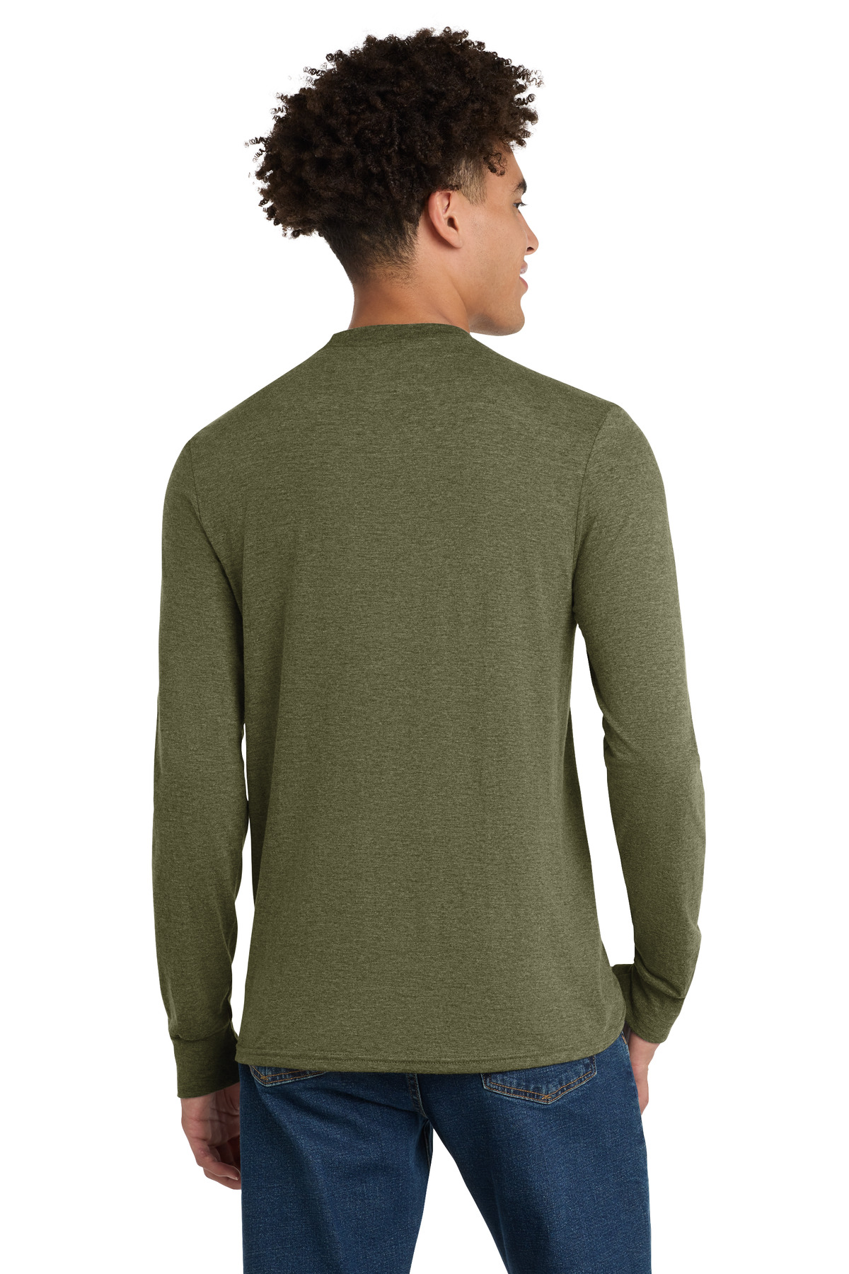 District Perfect Tri Long Sleeve Tee . DM132 28